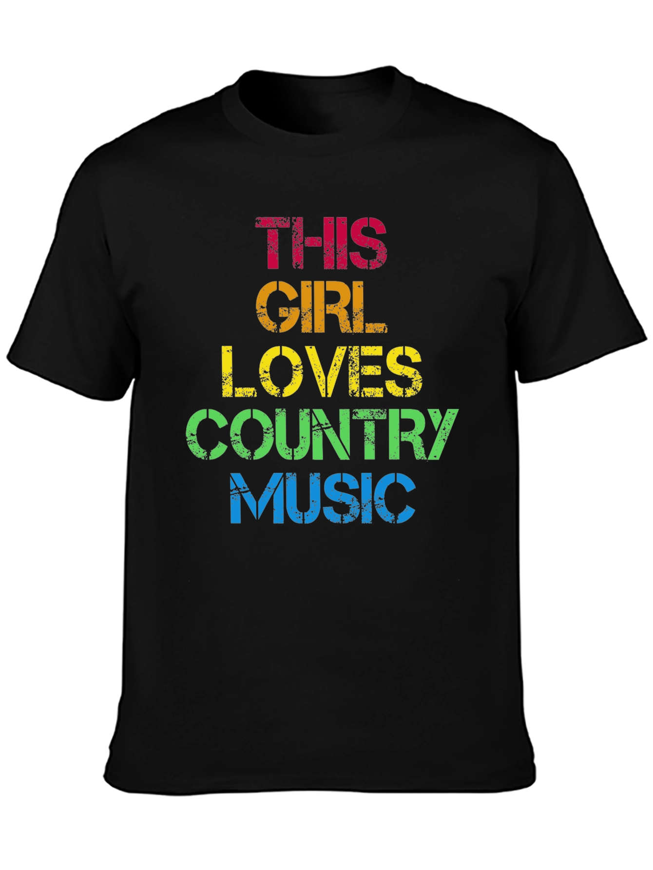 This Girl Loves Country Music T-Shirt