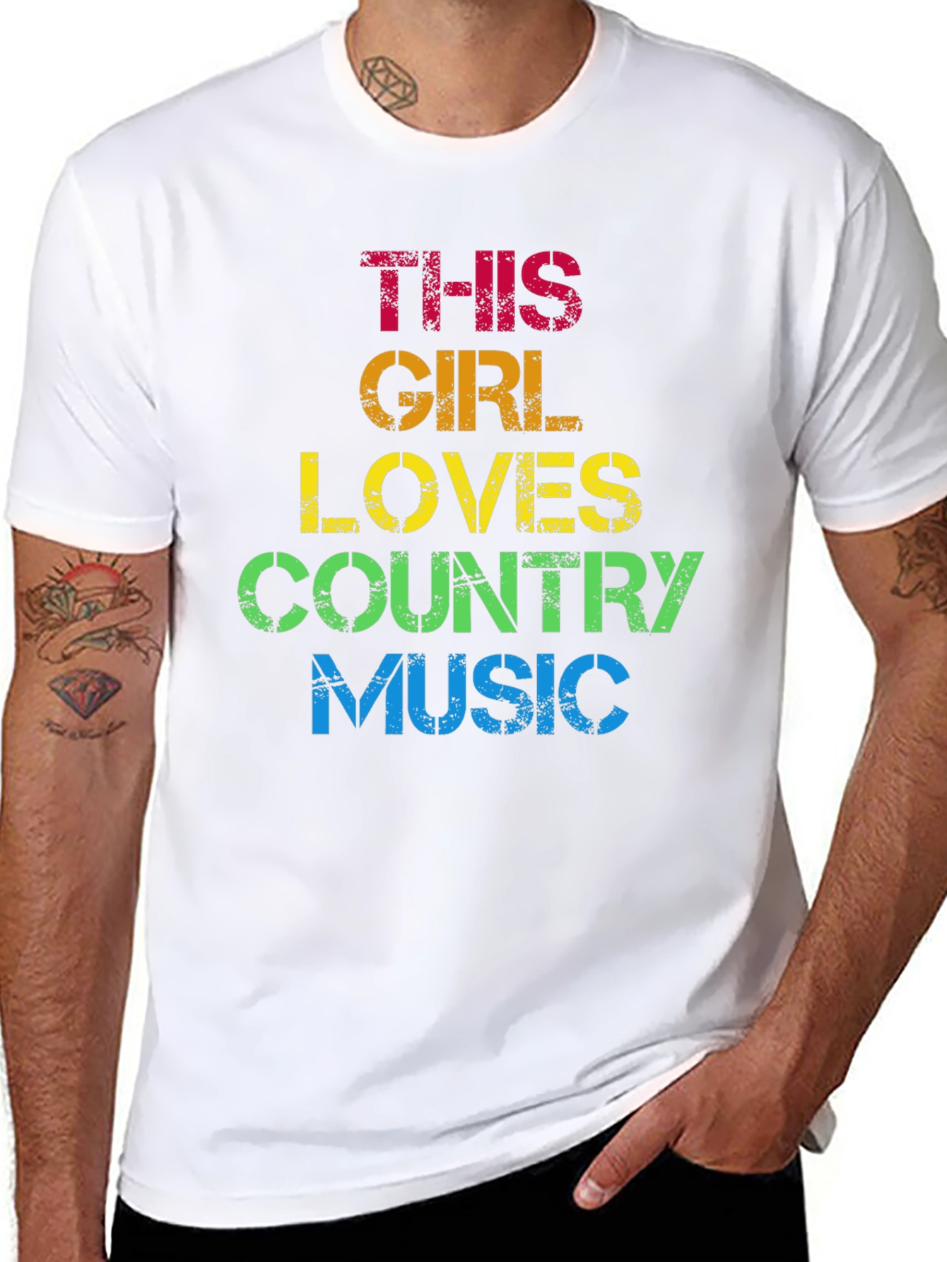 This Girl Loves Country Music T-Shirt