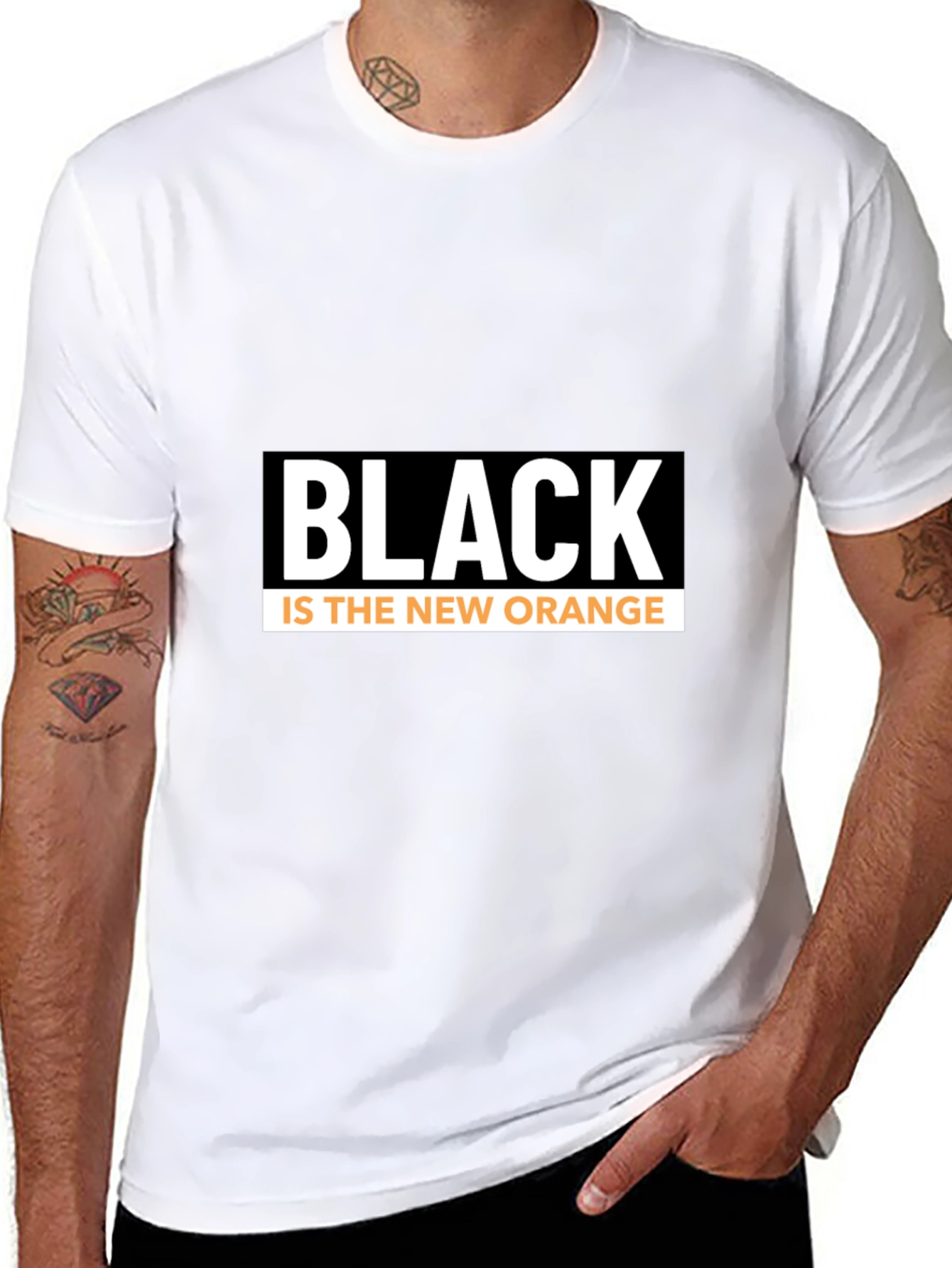 Black is the New Orange Graphic Tee