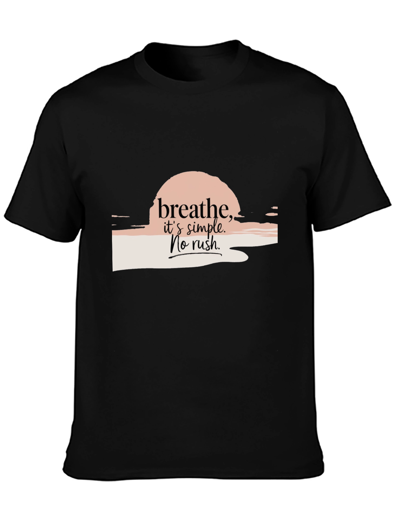 Breathe Simple Graphic Tee - Relaxed Fit