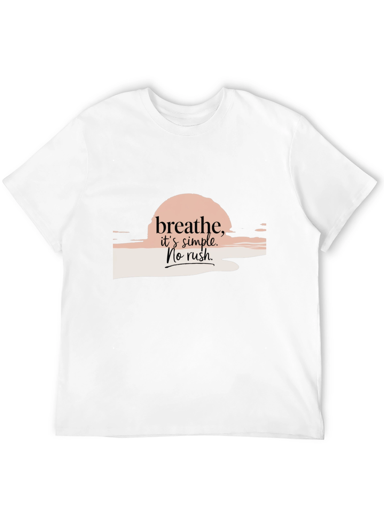 Breathe Simple Graphic Tee - Relaxed Fit