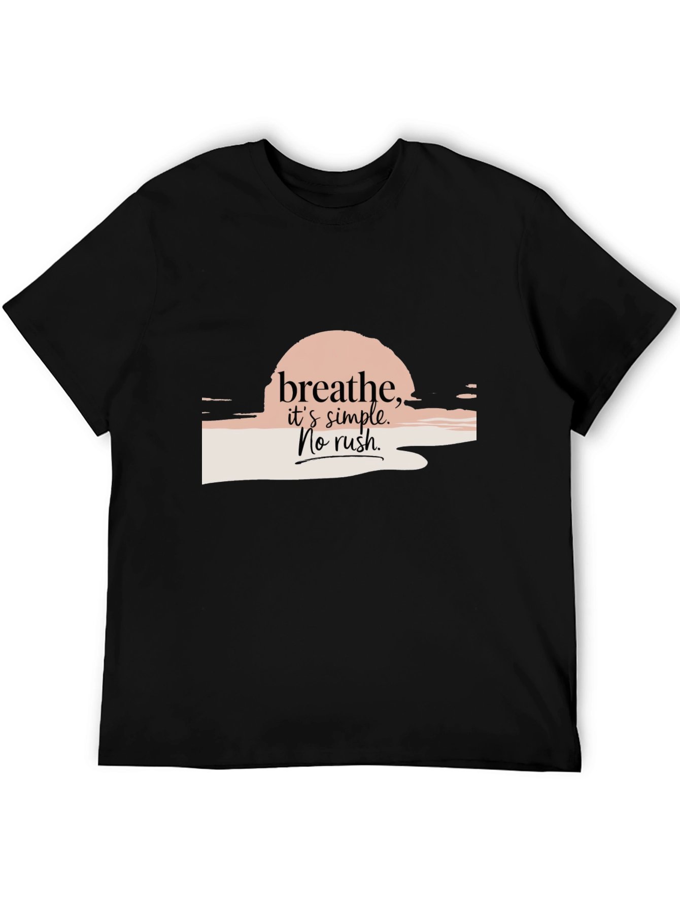 Breathe Simple Graphic Tee - Relaxed Fit
