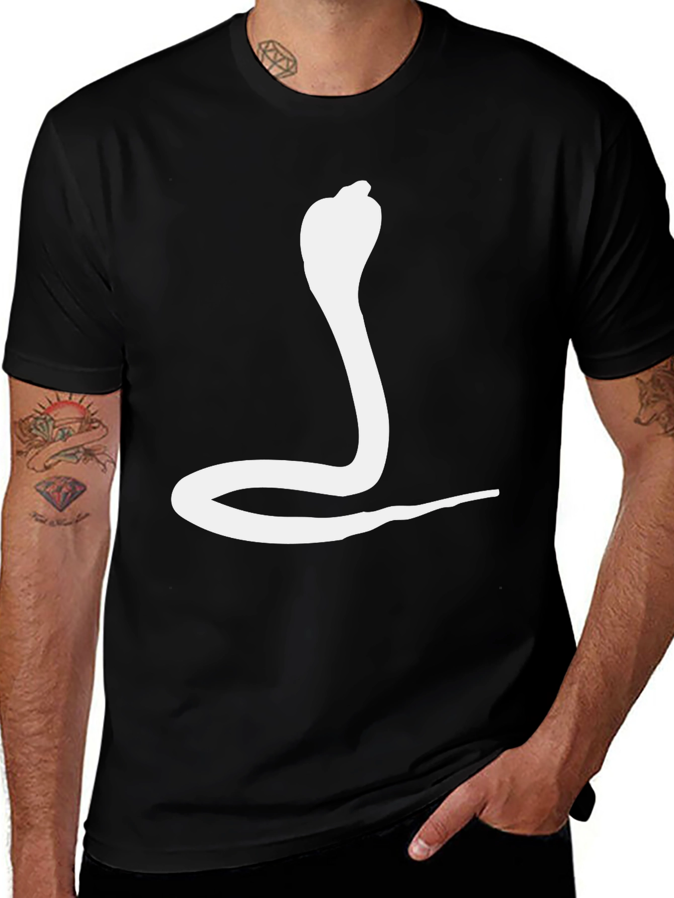 Cobra Graphic Tee - Mens Black T-Shirt