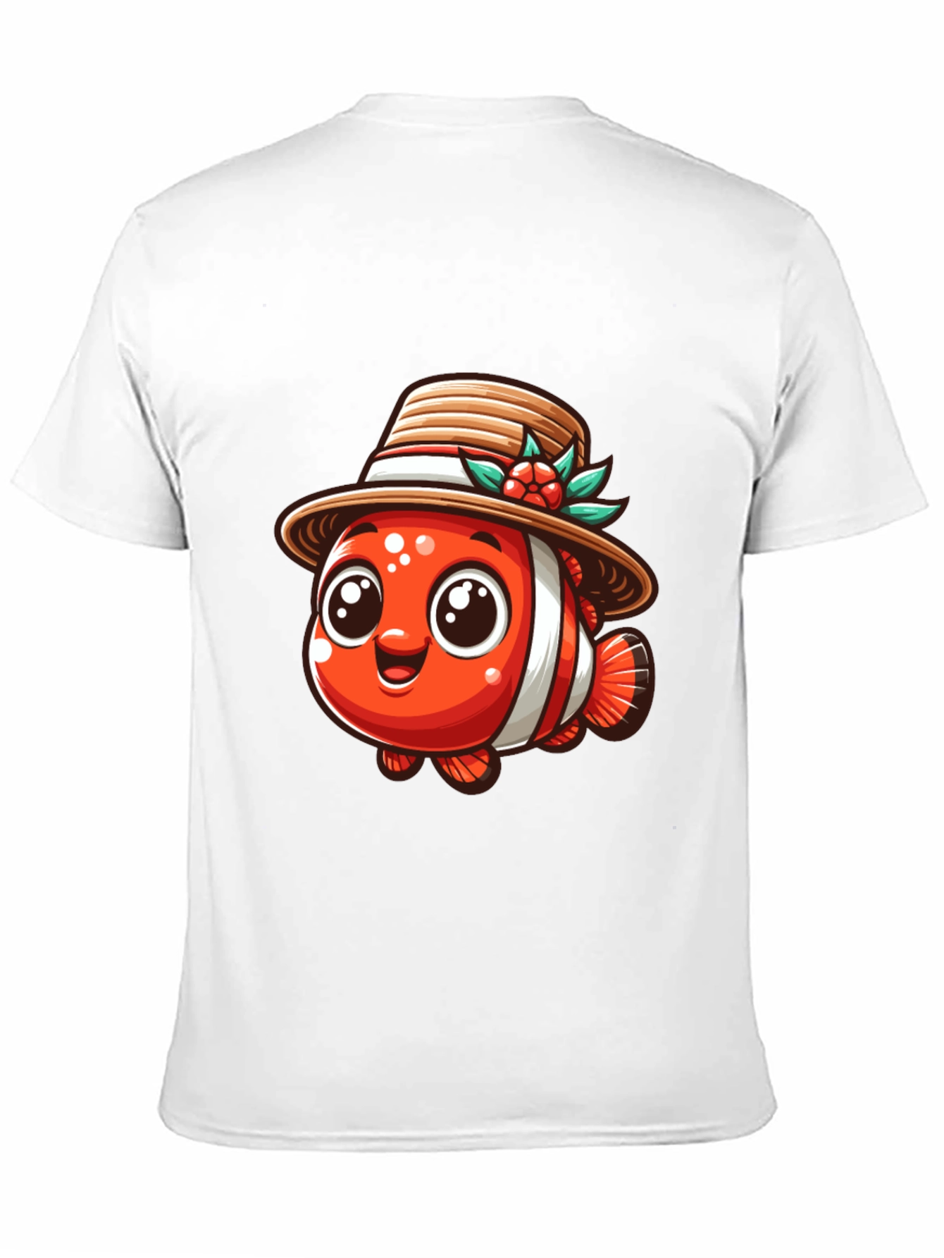Clownfish in Hat Graphic Tee