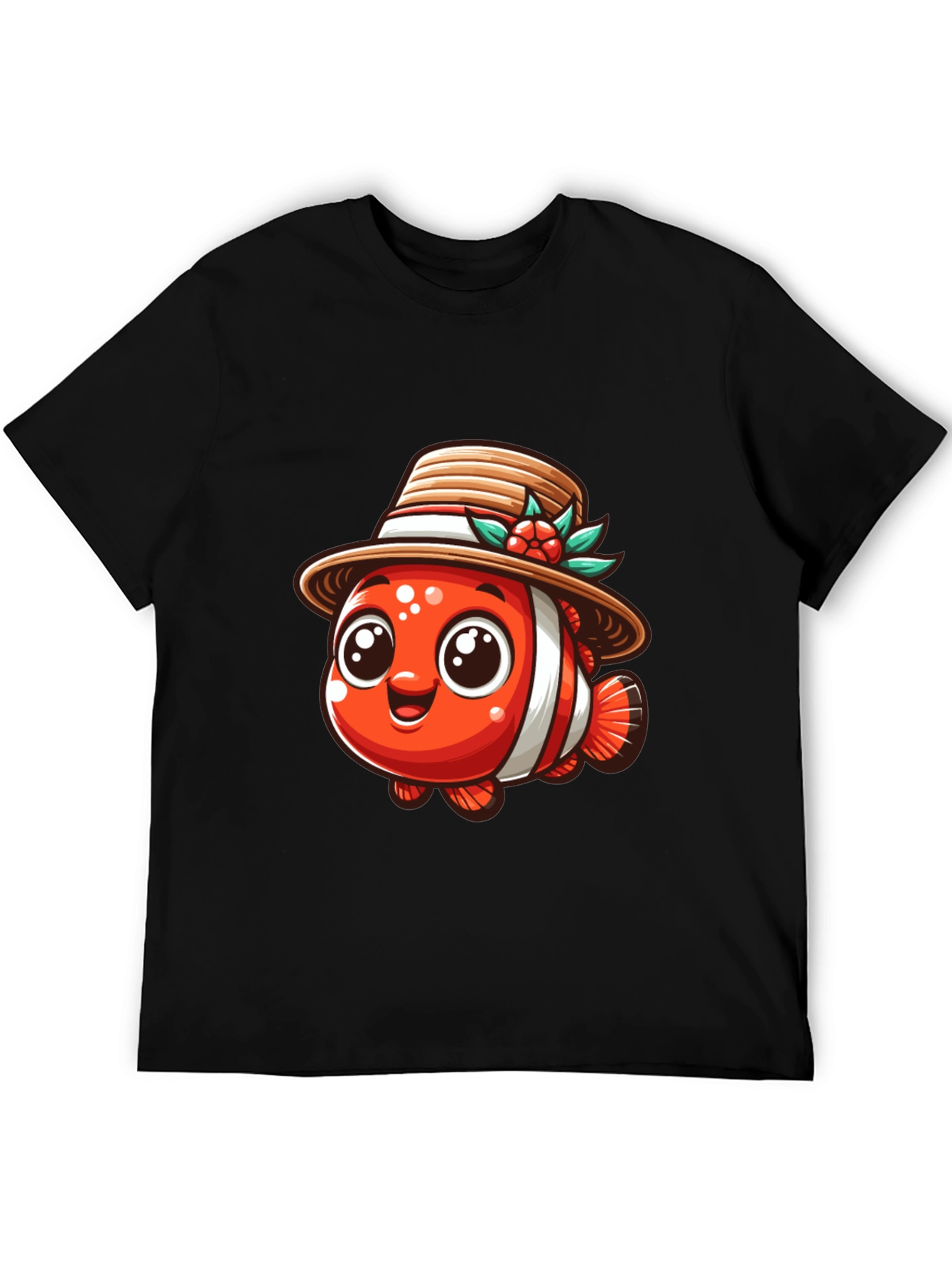 Clownfish in Hat Graphic Tee
