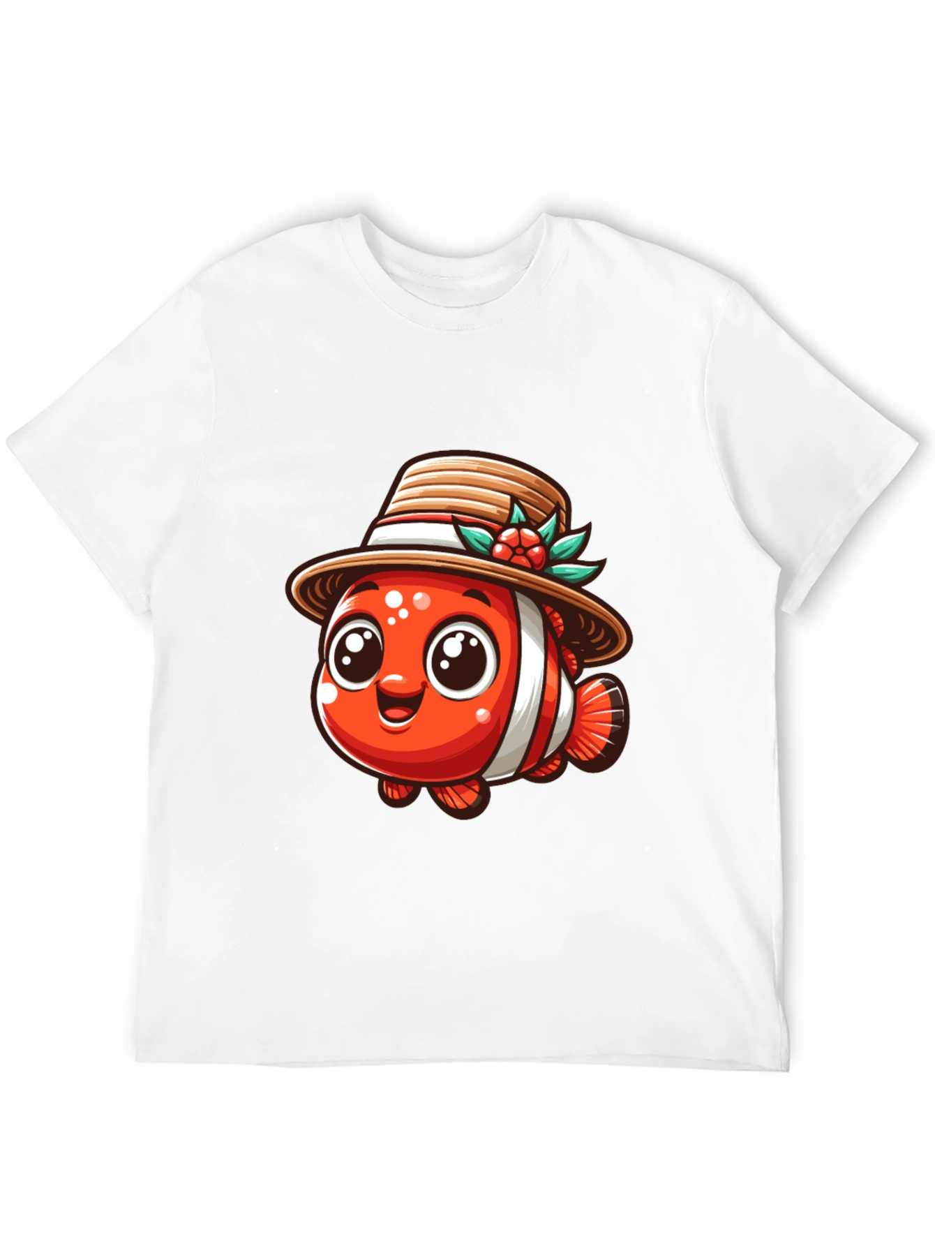 Clownfish in Hat Graphic Tee