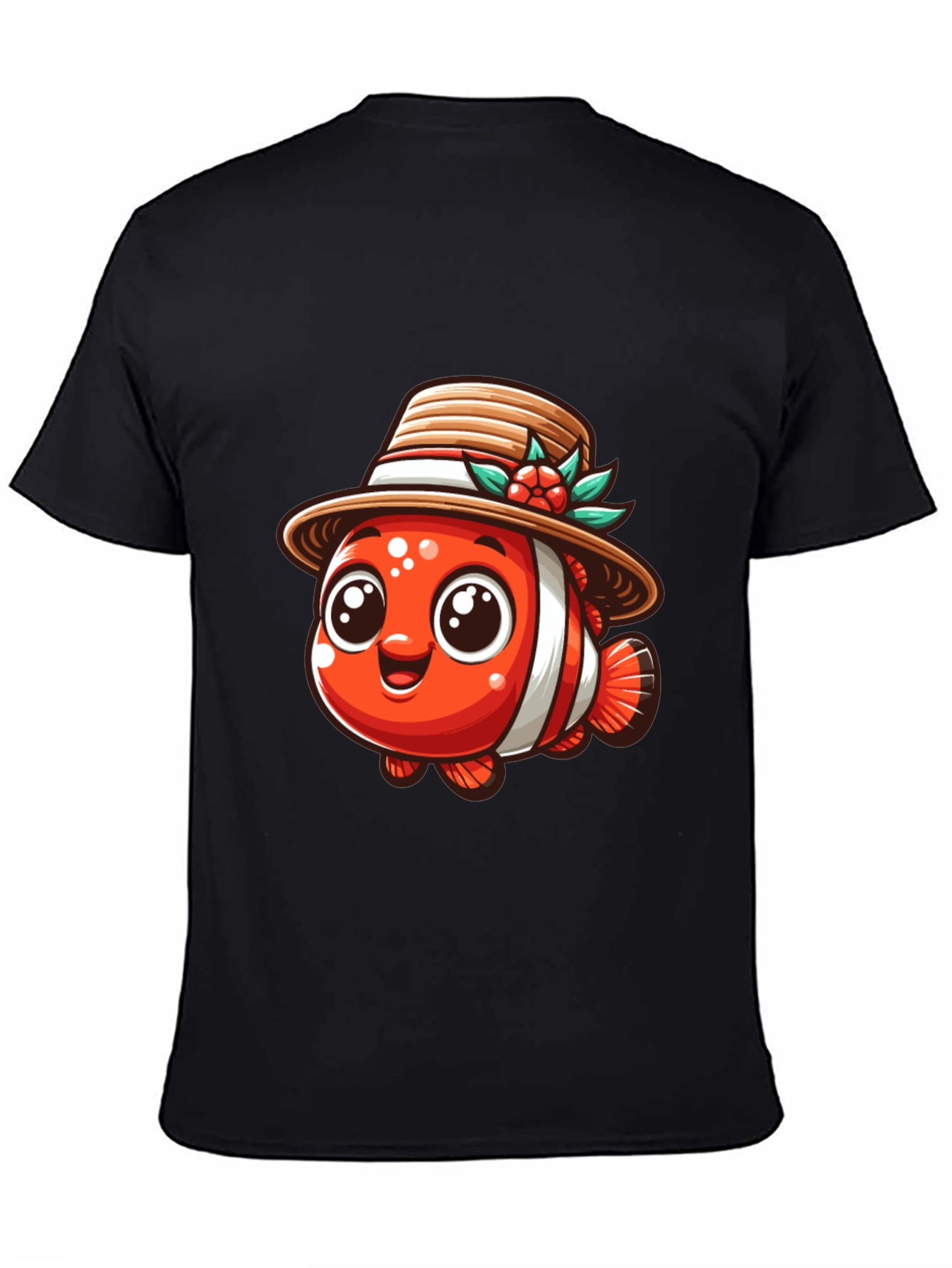 Clownfish in Hat Graphic Tee