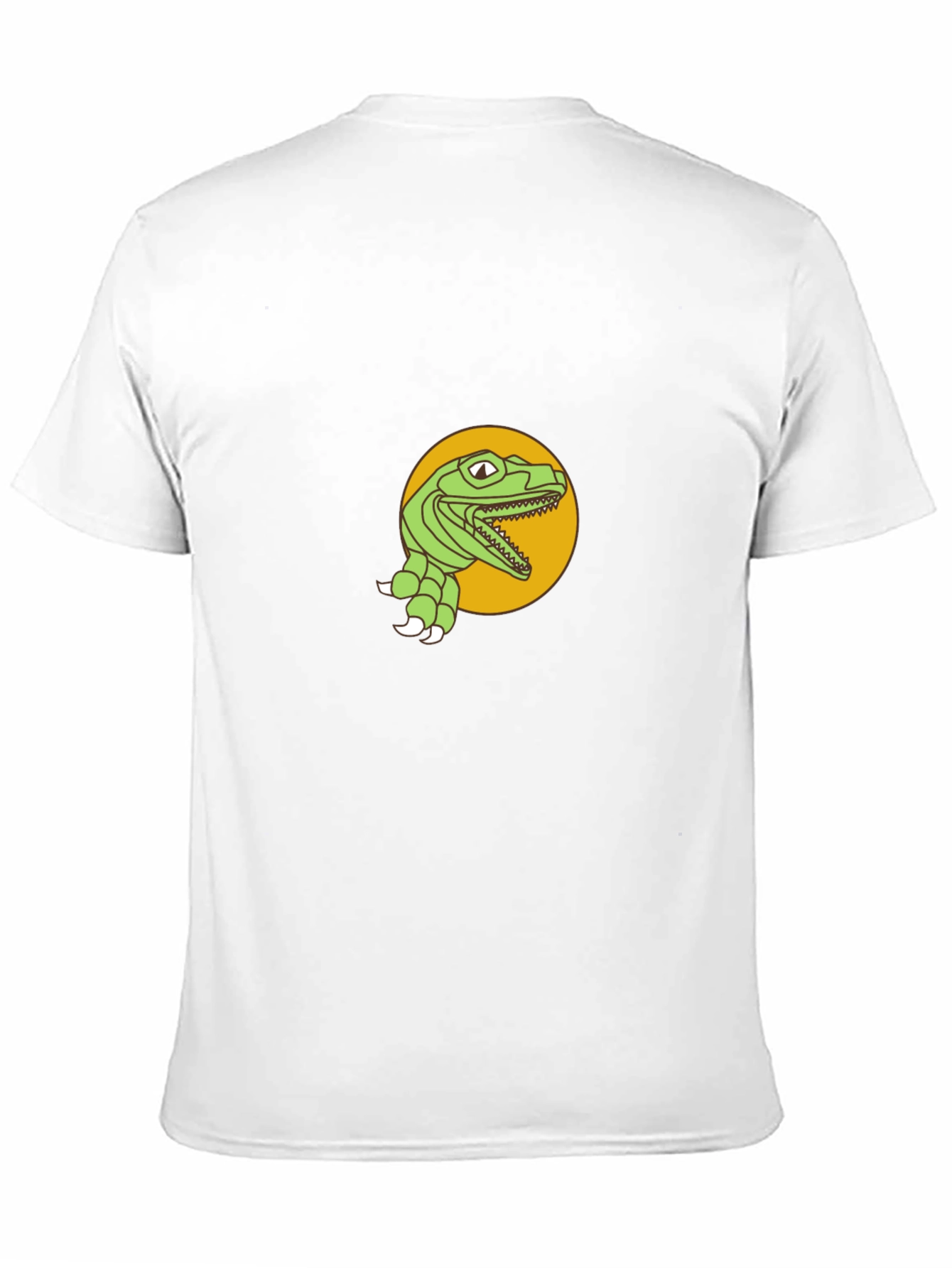 Dino Graphic Tee - Black Cotton T-Shirt