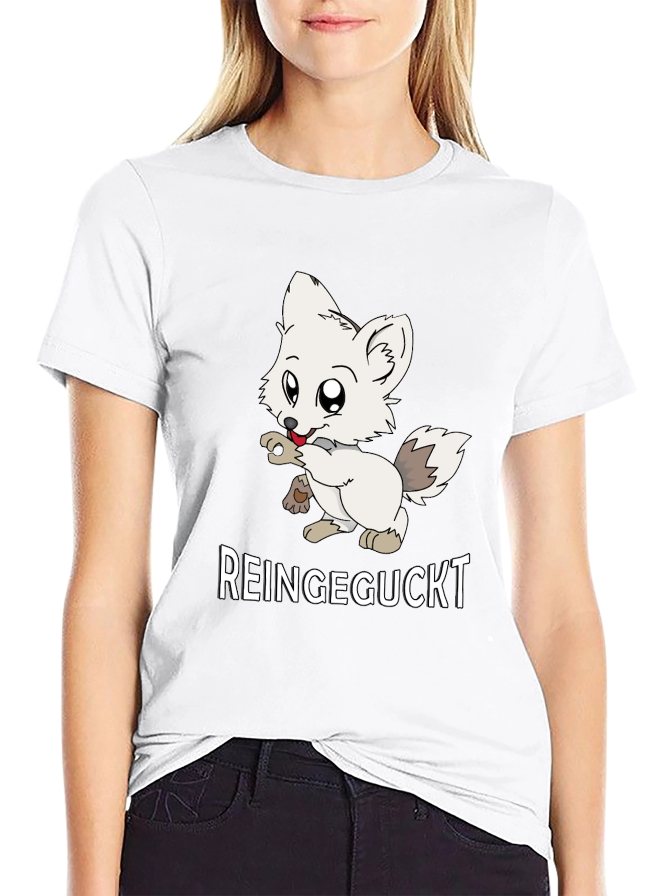 Cute Fox Graphic Tee - Reingeguckt Design