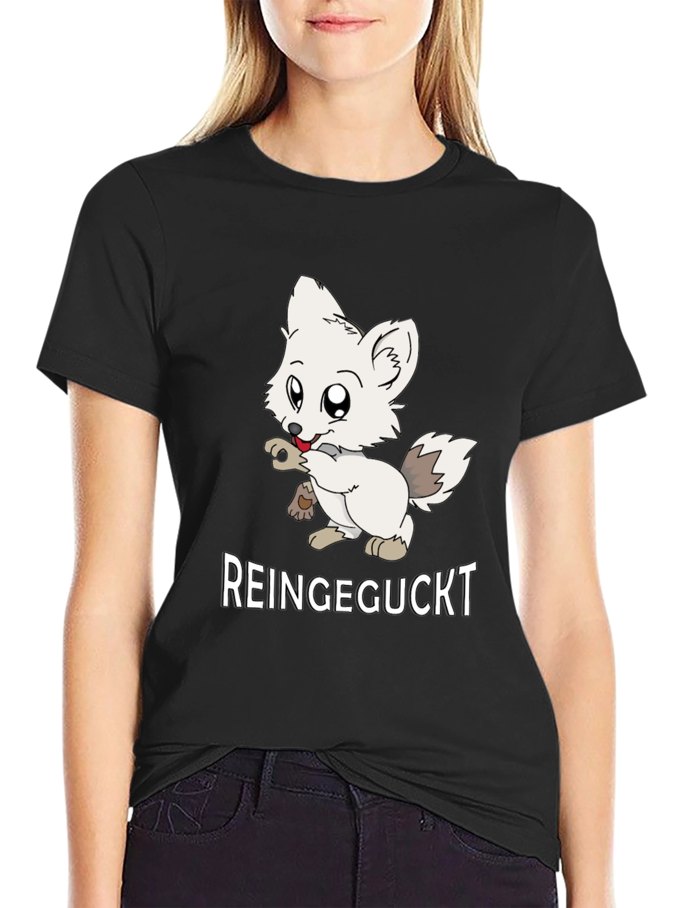 Cute Fox Graphic Tee - Reingeguckt Design
