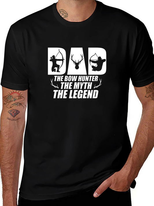 Dad Bow Hunter T-Shirt - The Myth The Legend