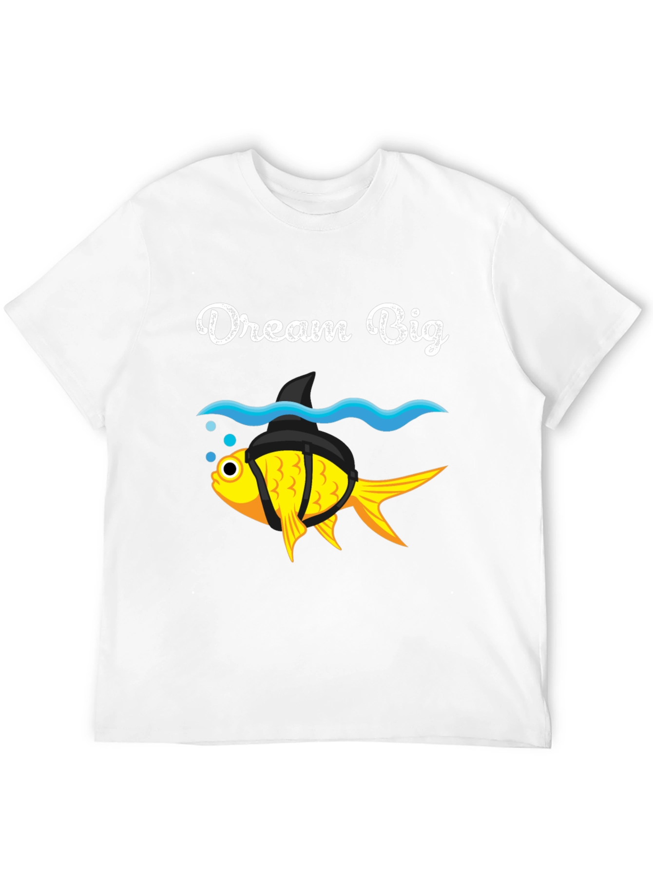 Dream Big Goldfish Shark Fin Funny T-Shirt