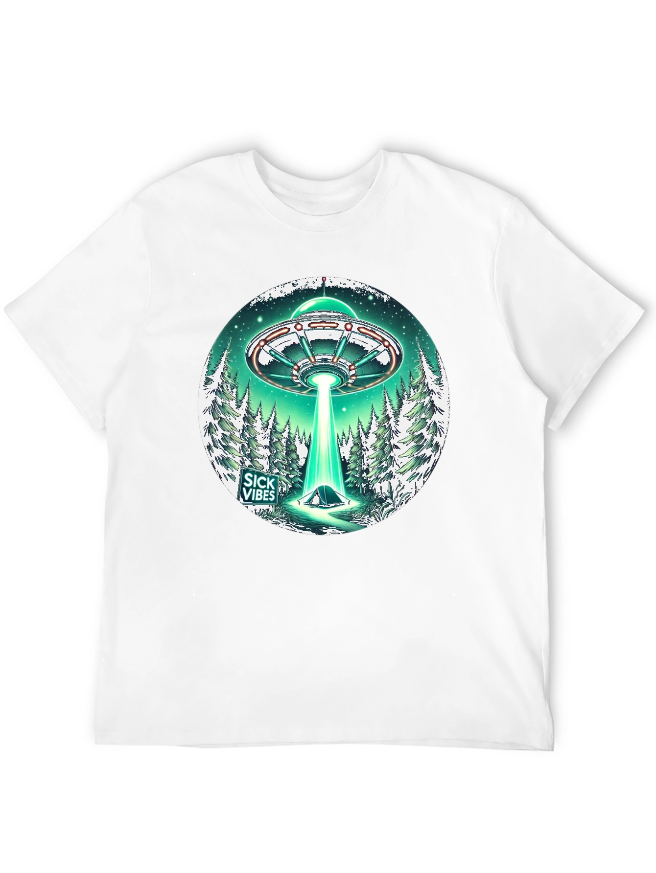 UFO Abduction T-Shirt - Sick Vibes Tee