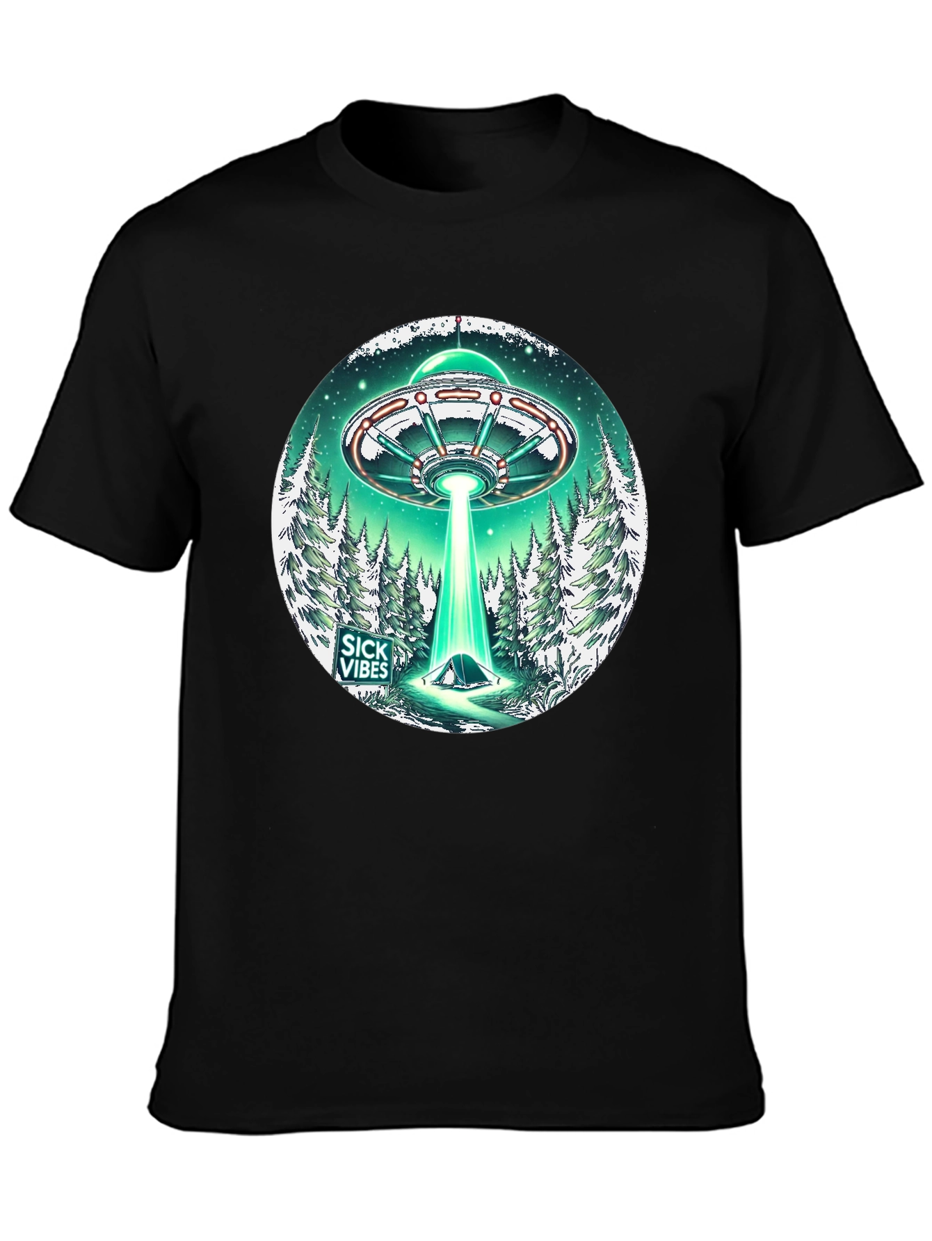 UFO Abduction T-Shirt - Sick Vibes Tee