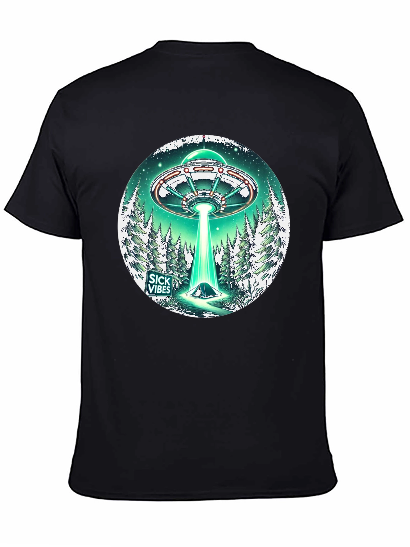 UFO Abduction T-Shirt - Sick Vibes Tee