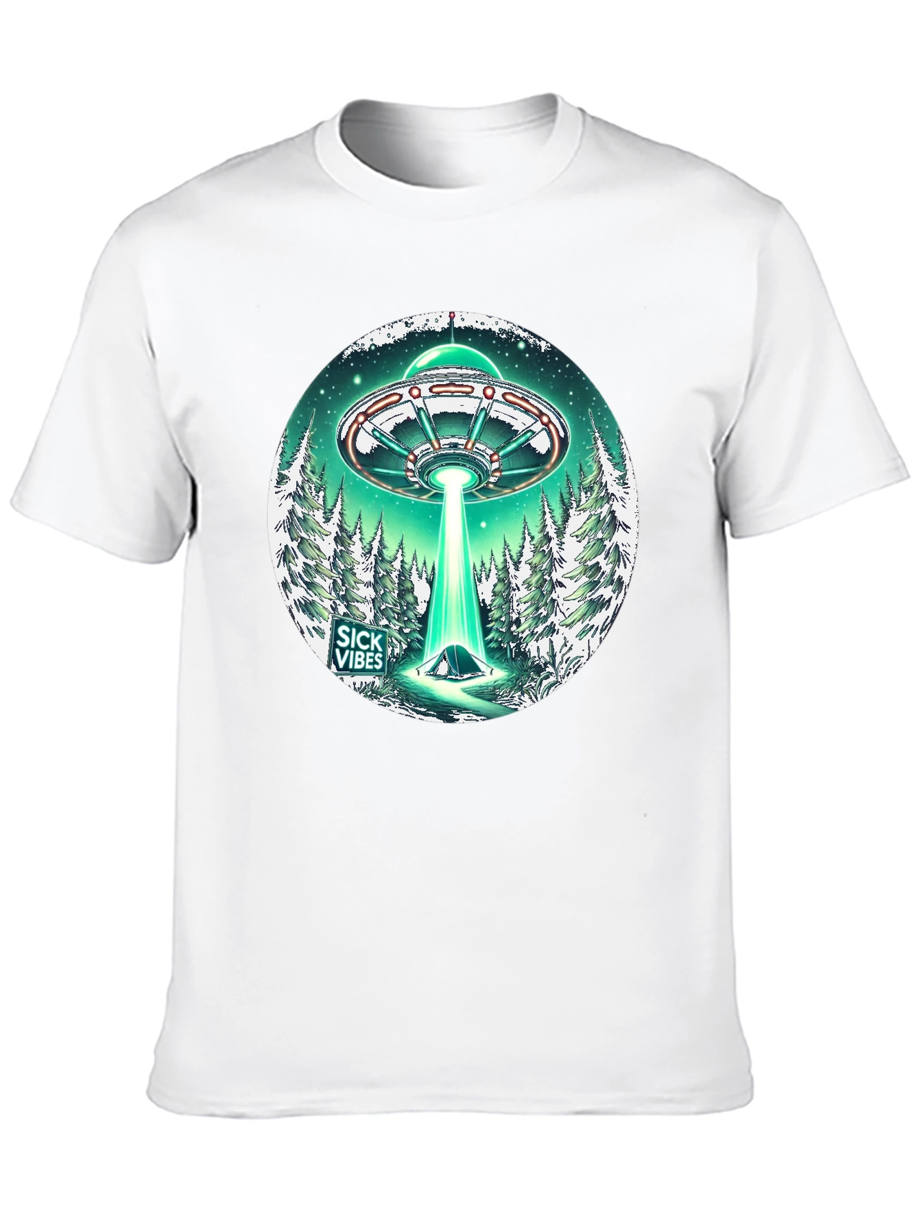 UFO Abduction T-Shirt - Sick Vibes Tee