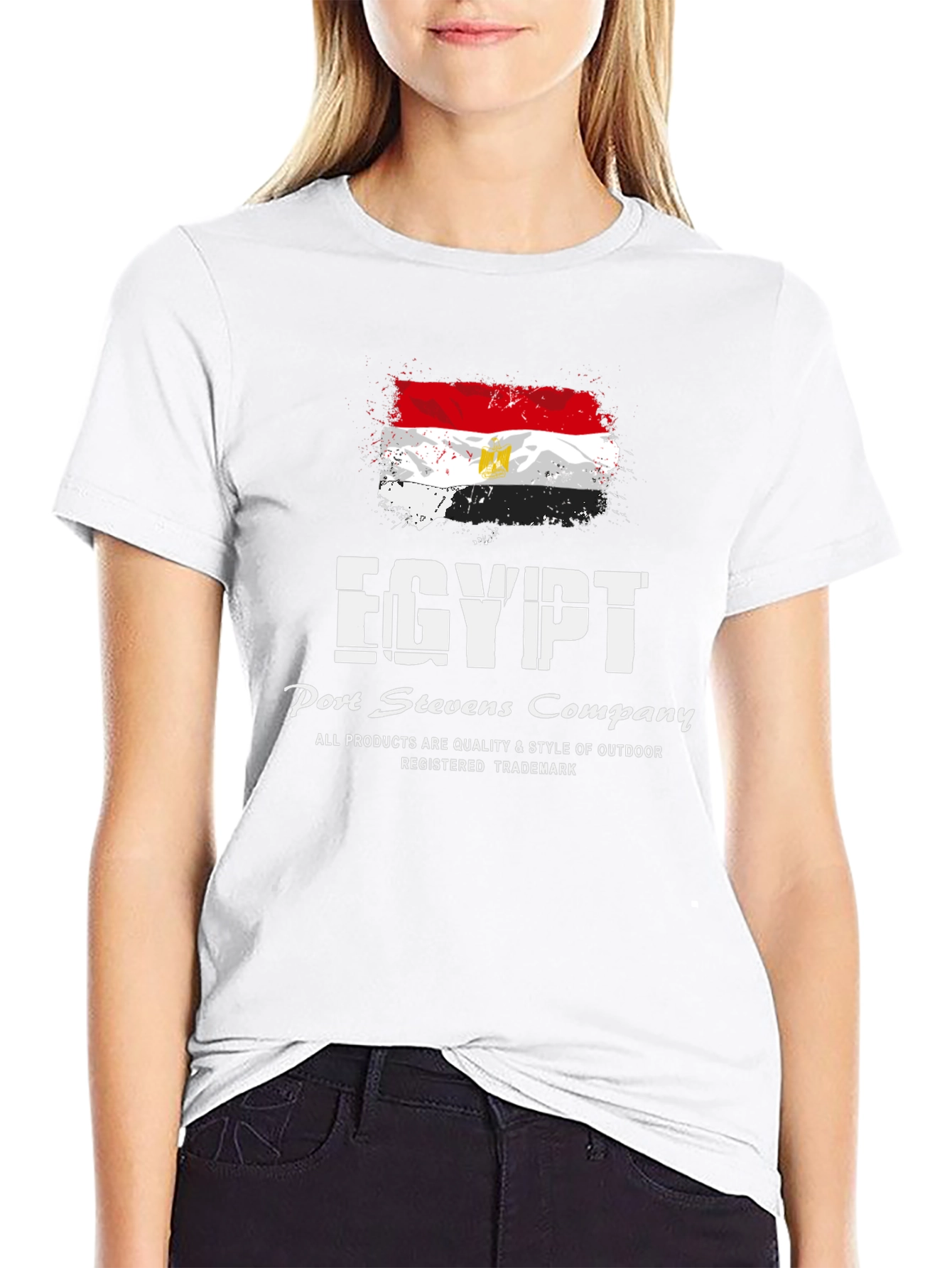 Egypt Flag Graphic T-Shirt - Port Stevens Company