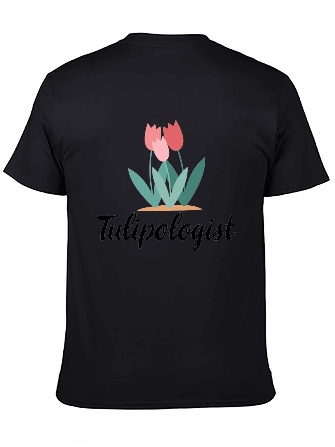 Tulipologist Graphic Tee - Black Unisex T-Shirt