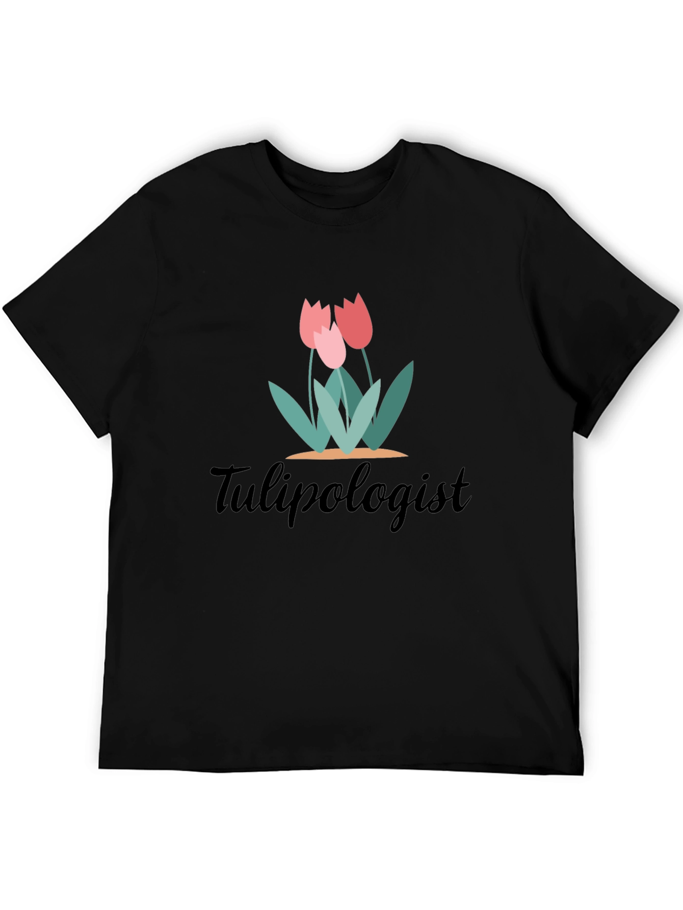Tulipologist Graphic Tee - Black Unisex T-Shirt
