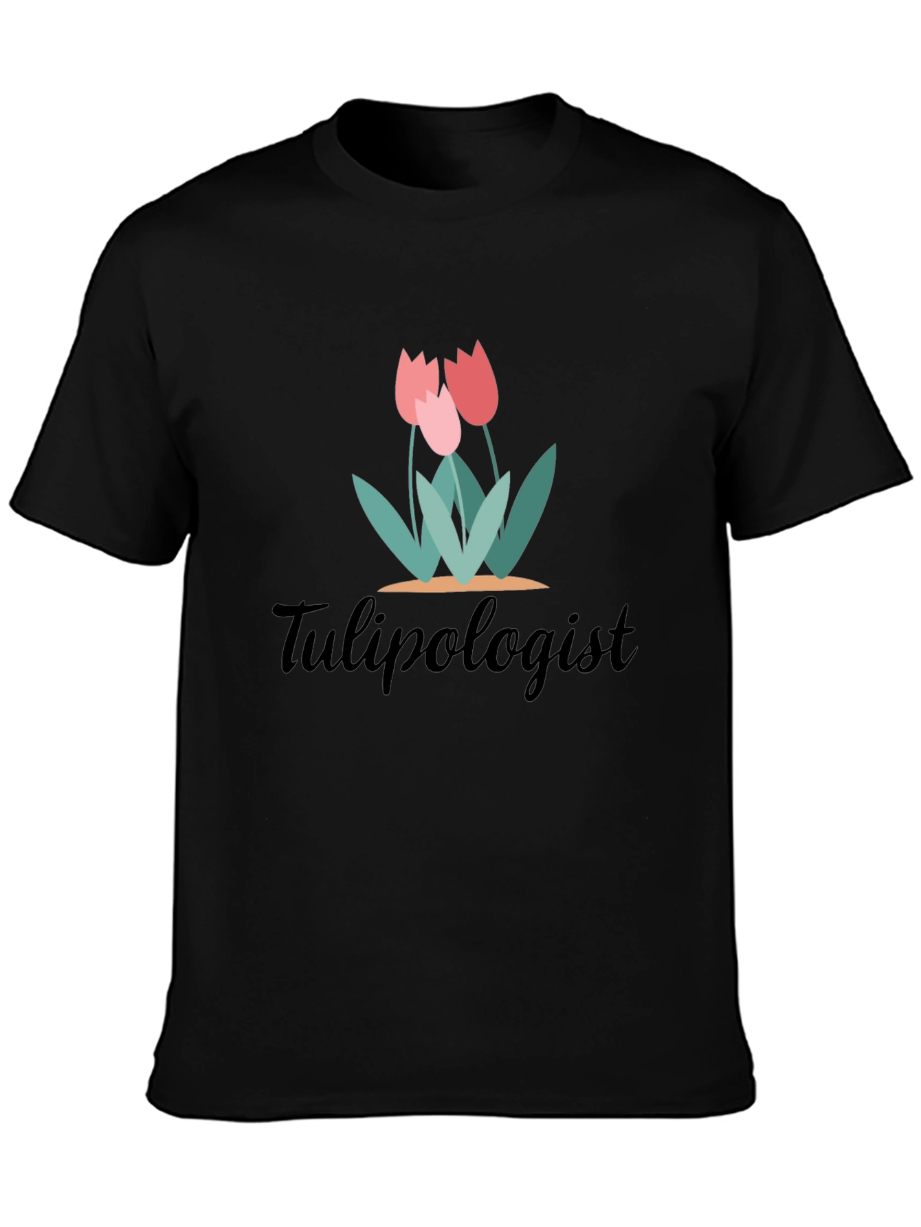 Tulipologist Graphic Tee - Black Unisex T-Shirt