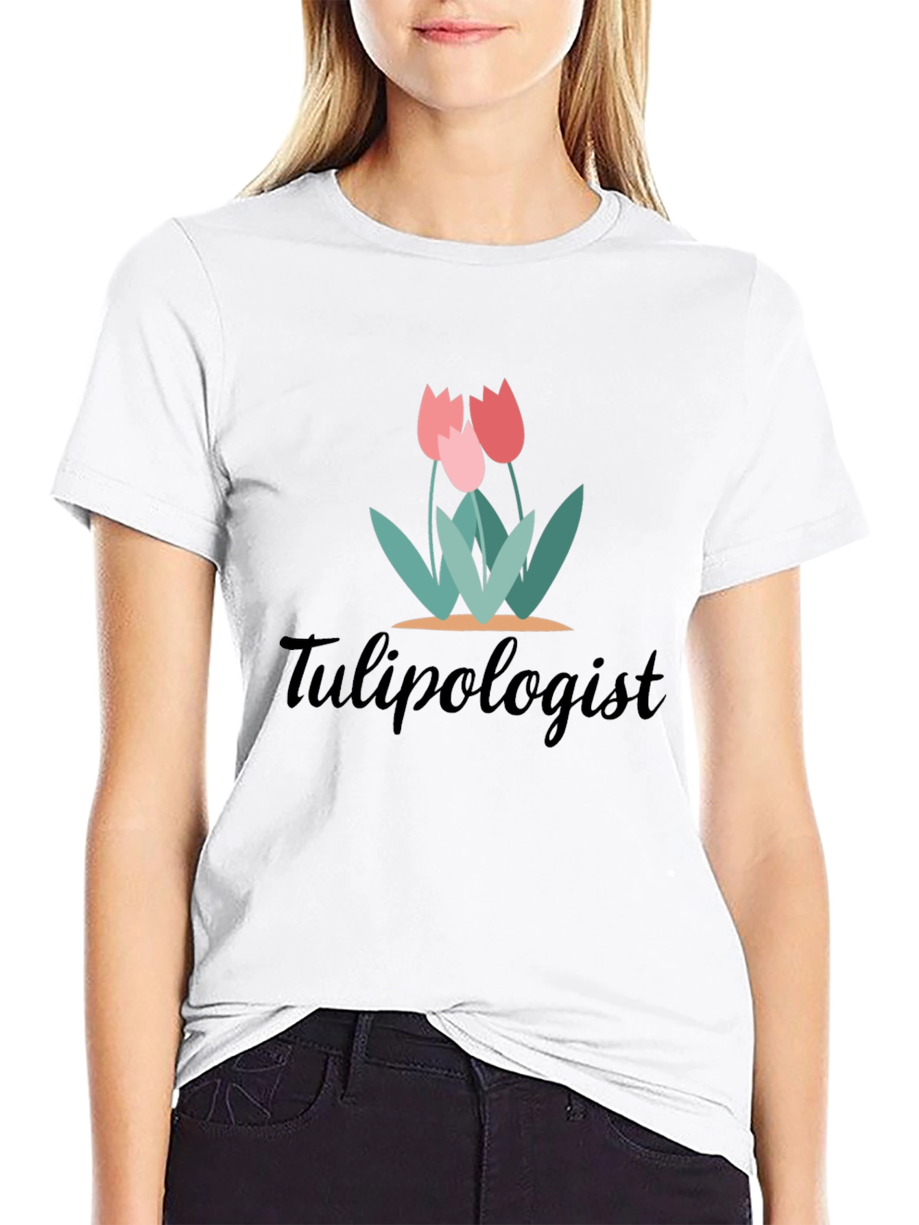 Tulipologist Graphic Tee - Black Unisex T-Shirt