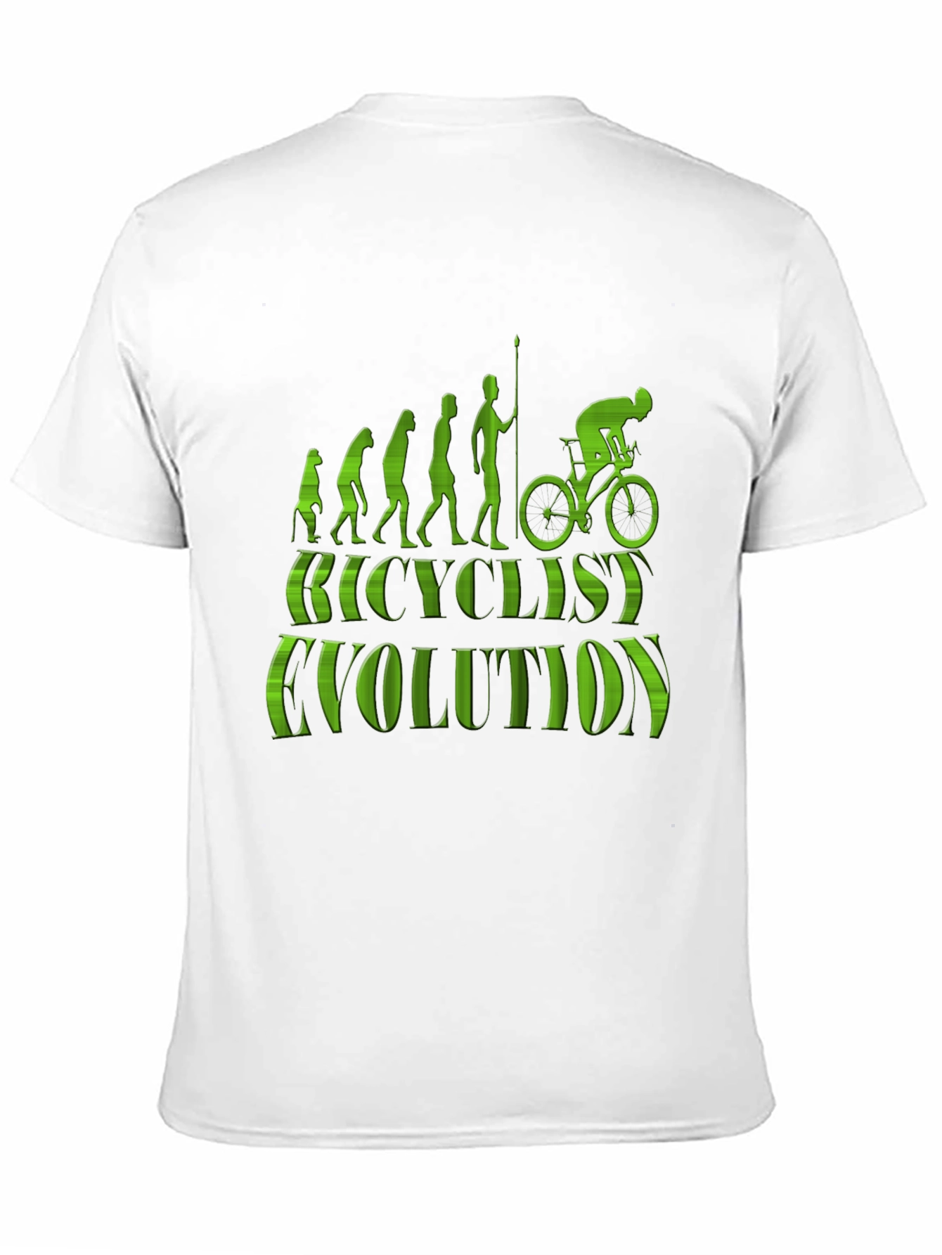 Bicyclist Evolution Graphic T-Shirt