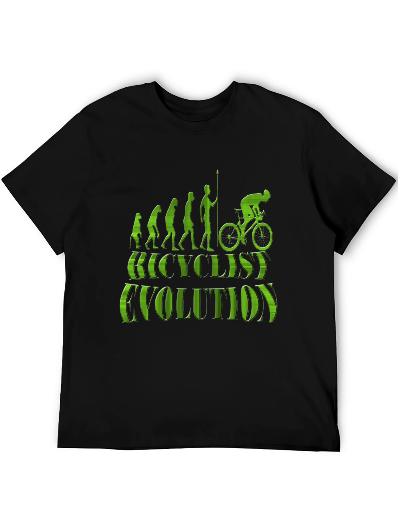 Bicyclist Evolution Graphic T-Shirt