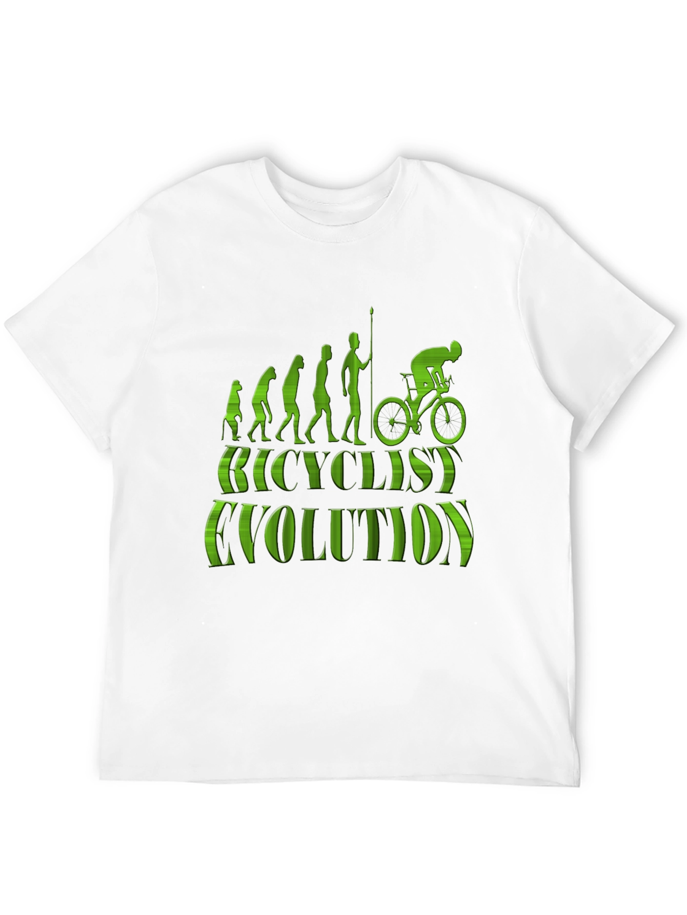 Bicyclist Evolution Graphic T-Shirt