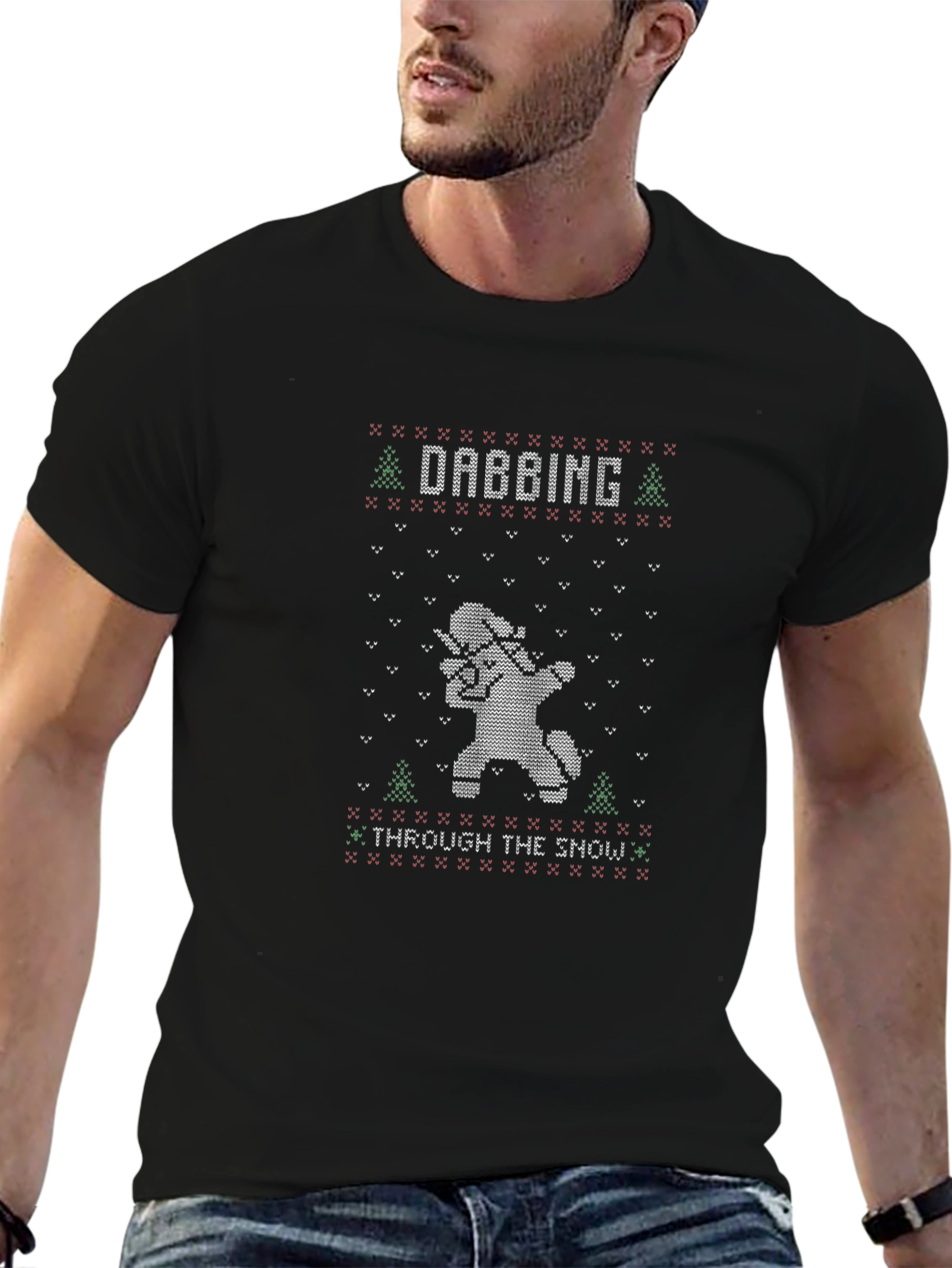 Dabbing Through the Snow Holiday T-Shirt