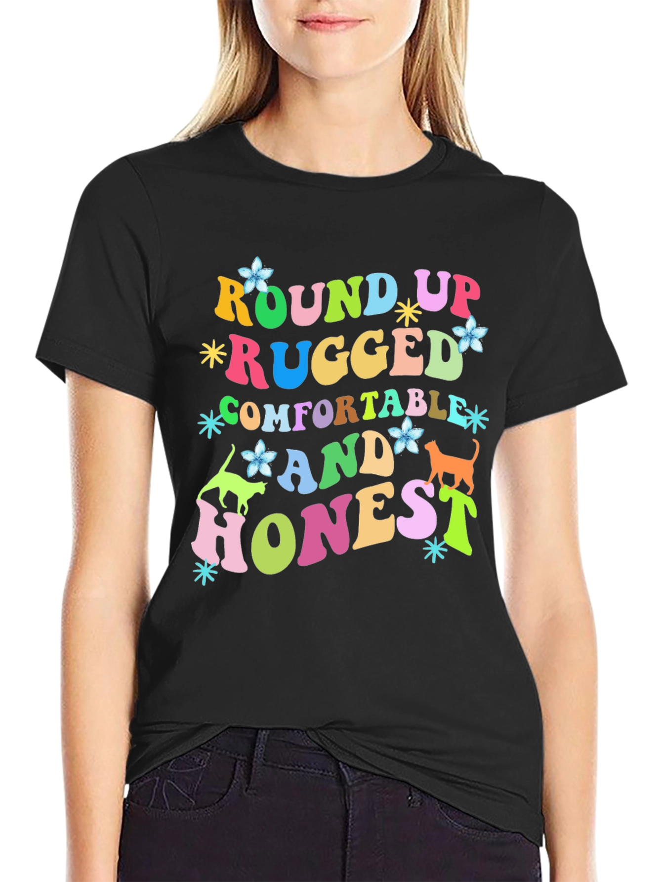 Round Up Rugged Graphic T-Shirt