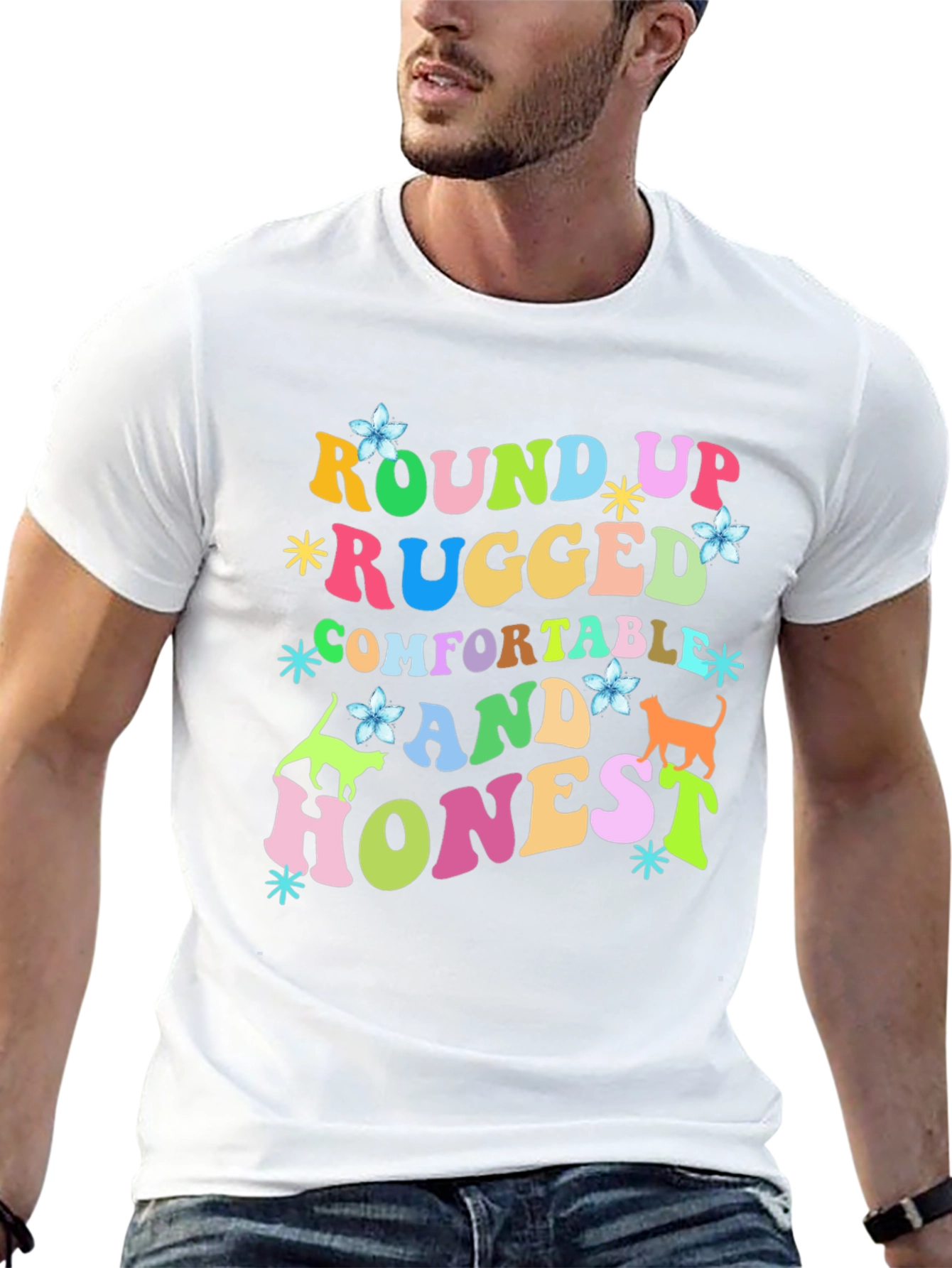 Round Up Rugged Graphic T-Shirt