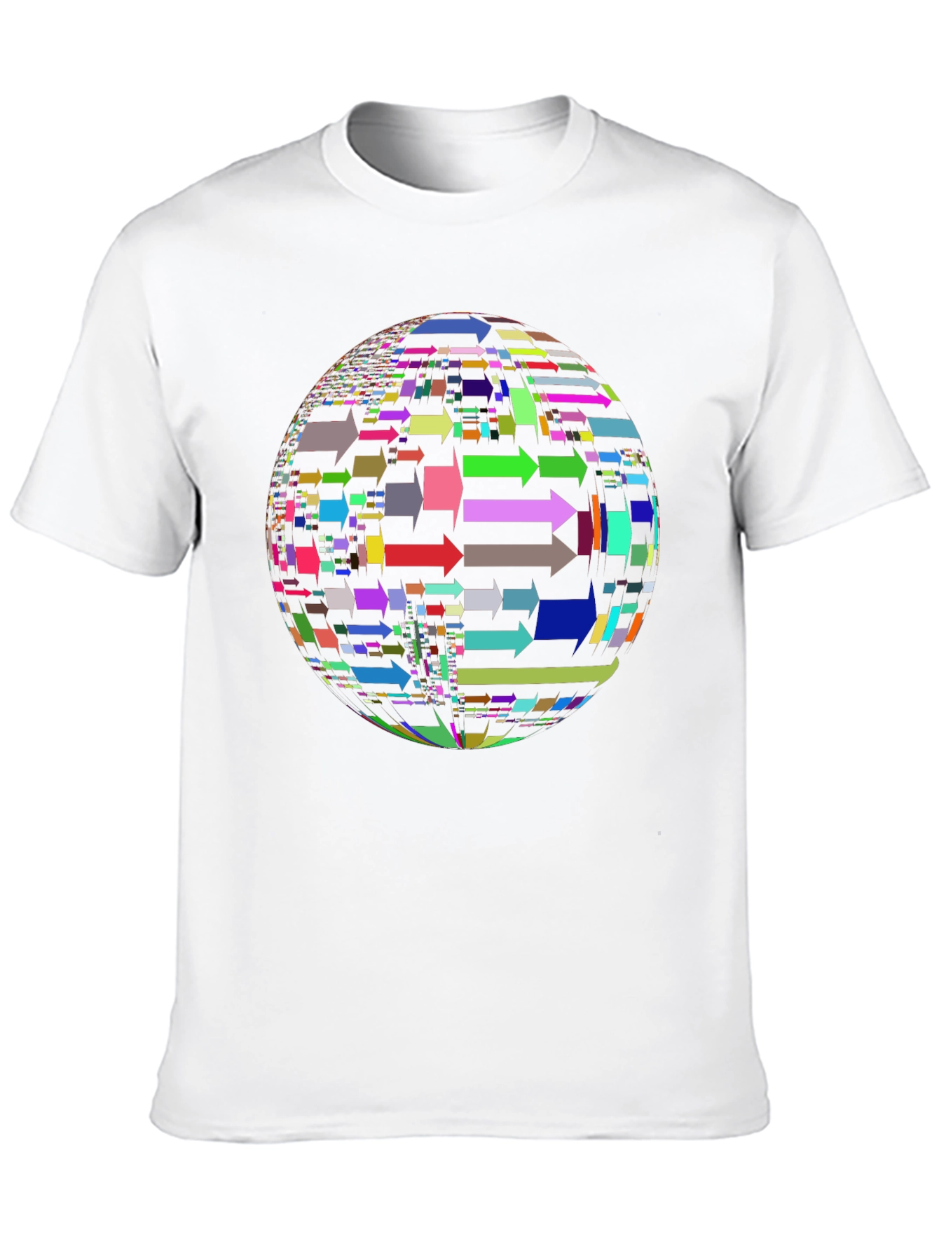 Arrow Sphere Graphic Black T-Shirt