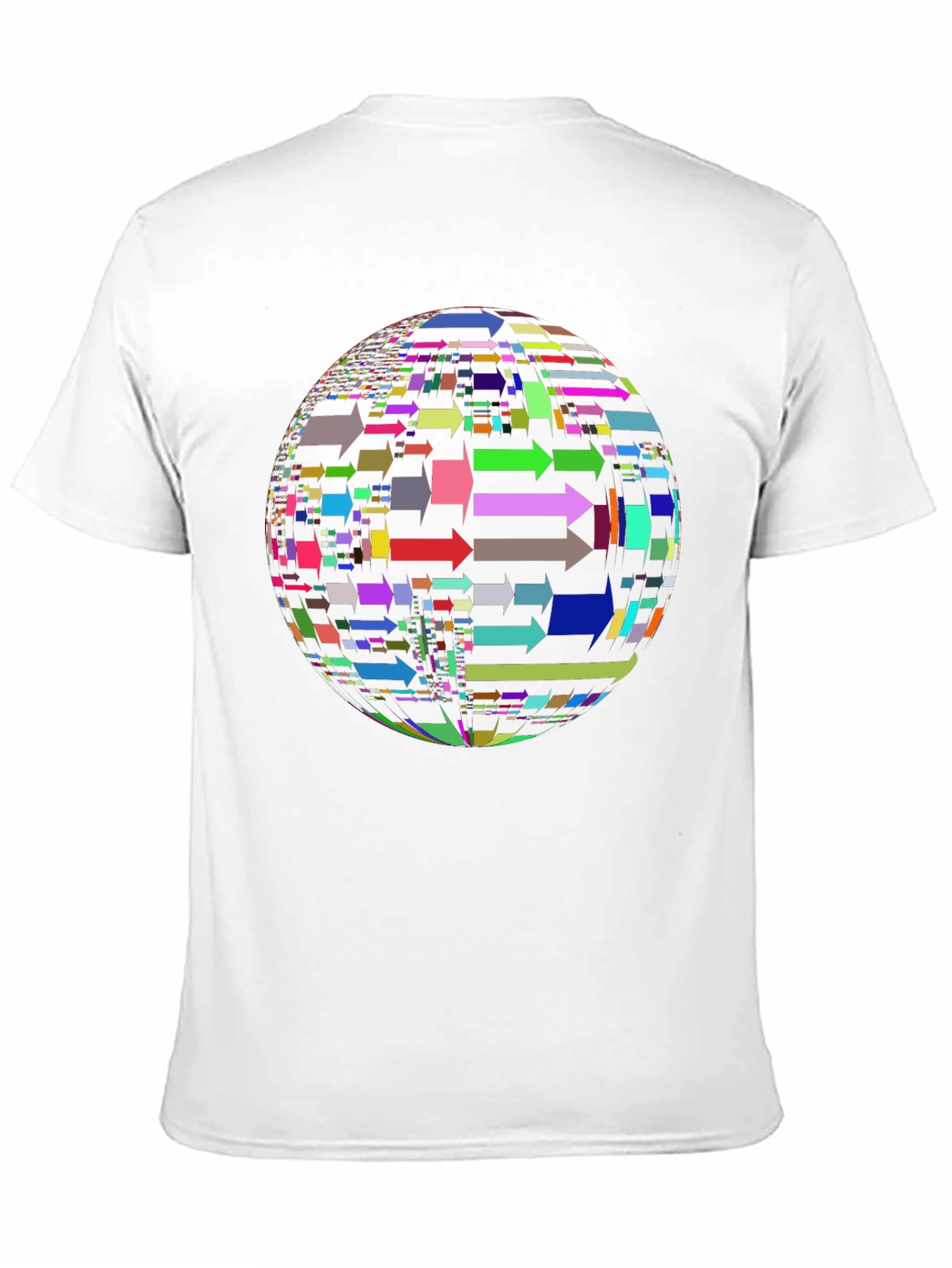 Arrow Sphere Graphic Black T-Shirt