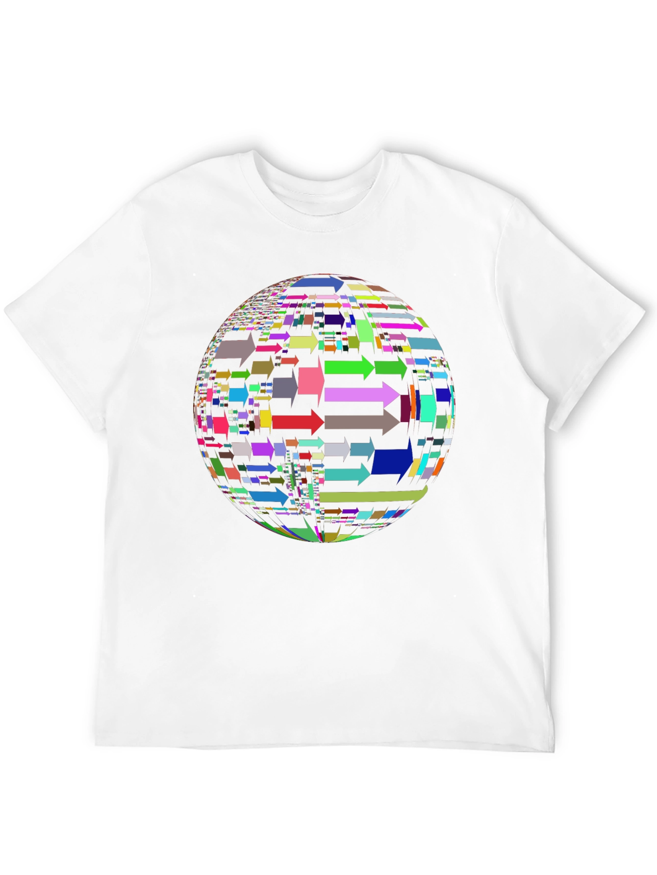 Arrow Sphere Graphic Black T-Shirt