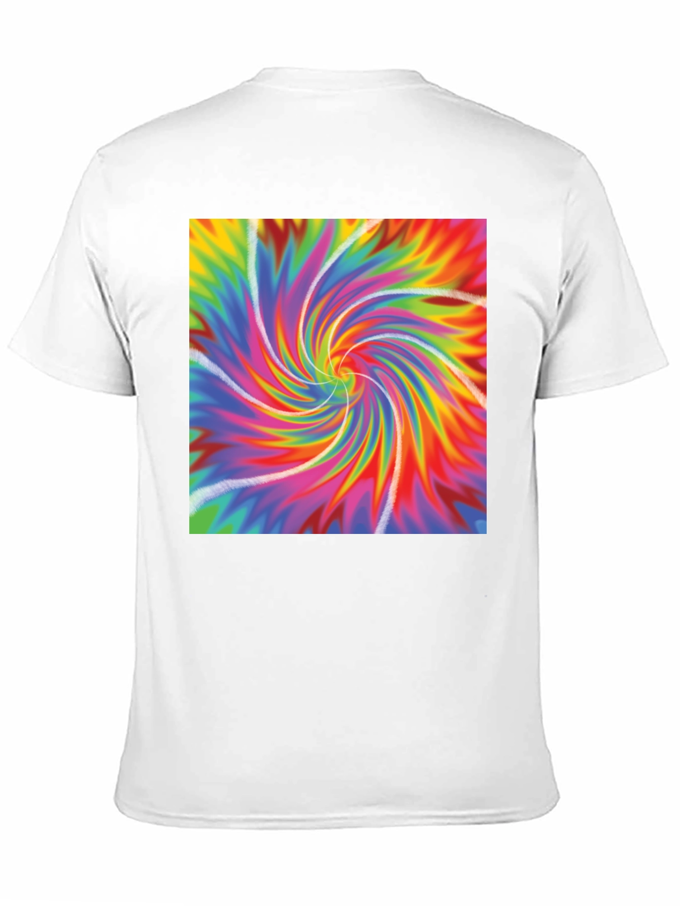 Vibrant Tie-Dye Swirl Graphic Tee - Soft & Stylish