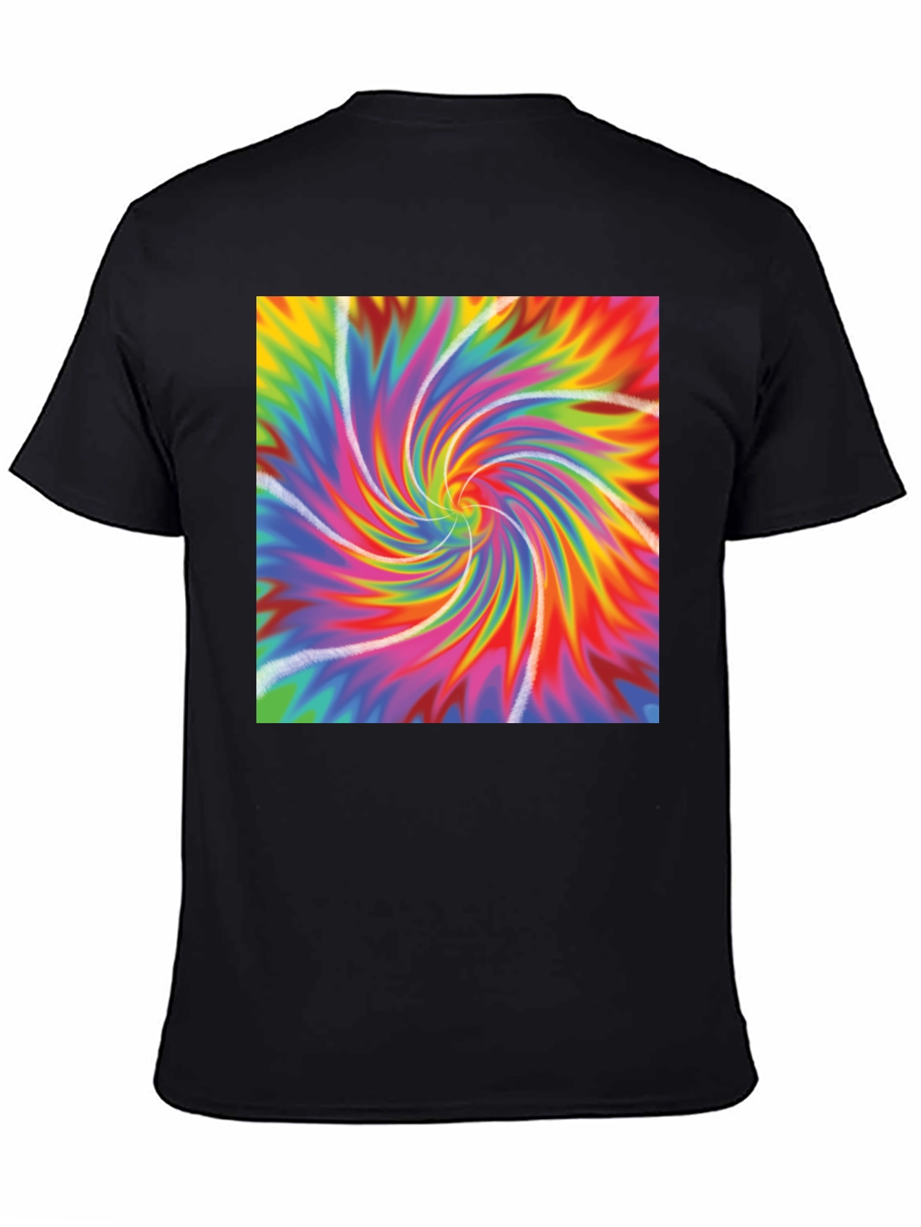 Vibrant Tie-Dye Swirl Graphic Tee - Soft & Stylish