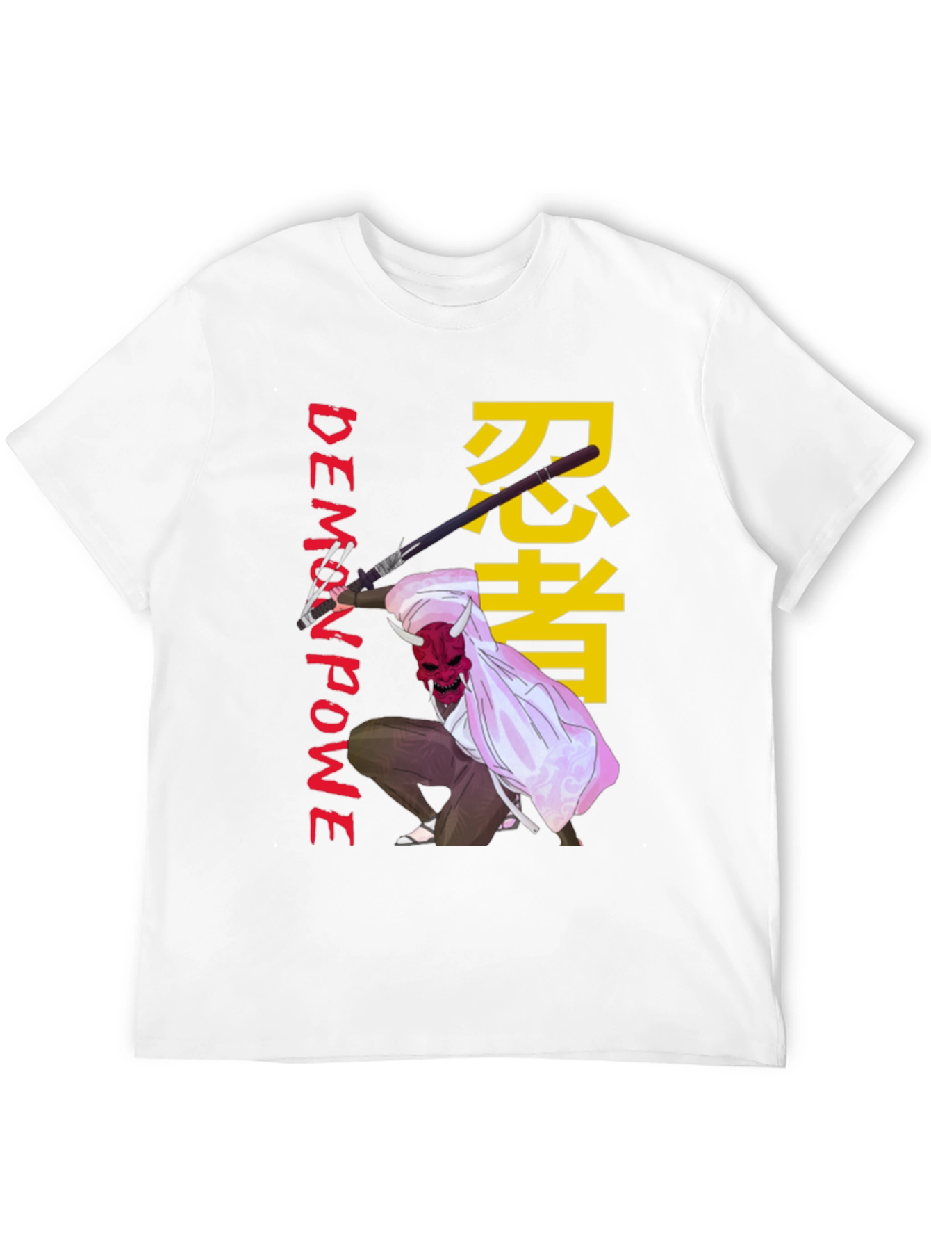 Demon Power Ninja Graphic T-Shirt