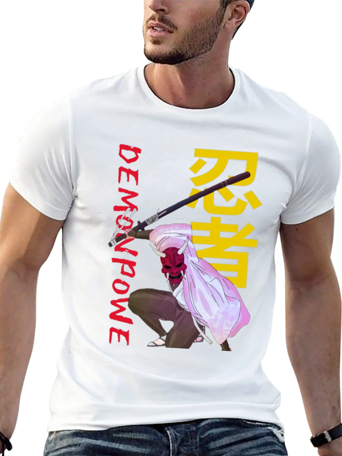 Demon Power Ninja Graphic T-Shirt