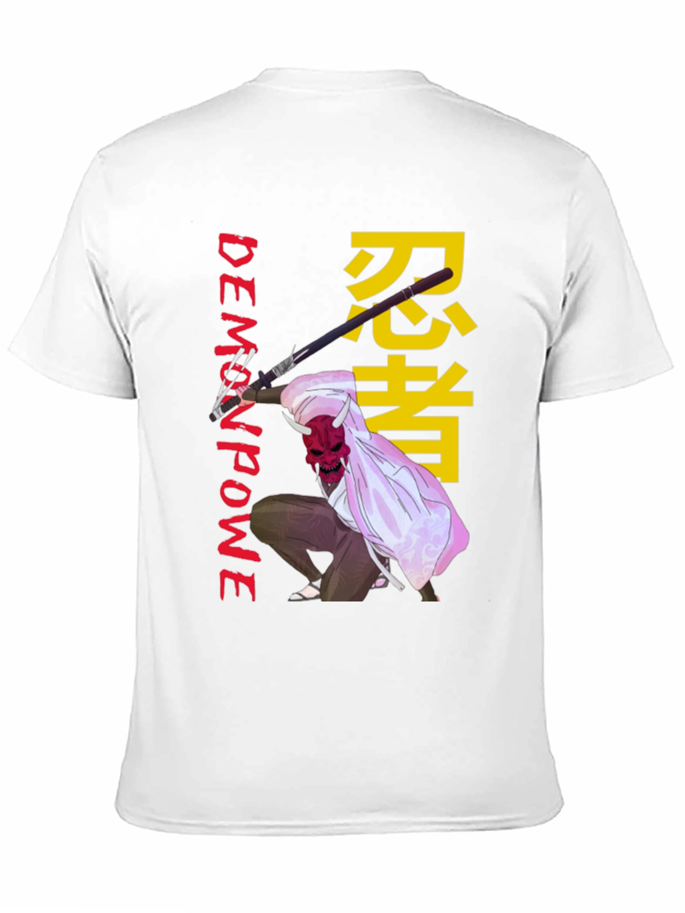 Demon Power Ninja Graphic T-Shirt