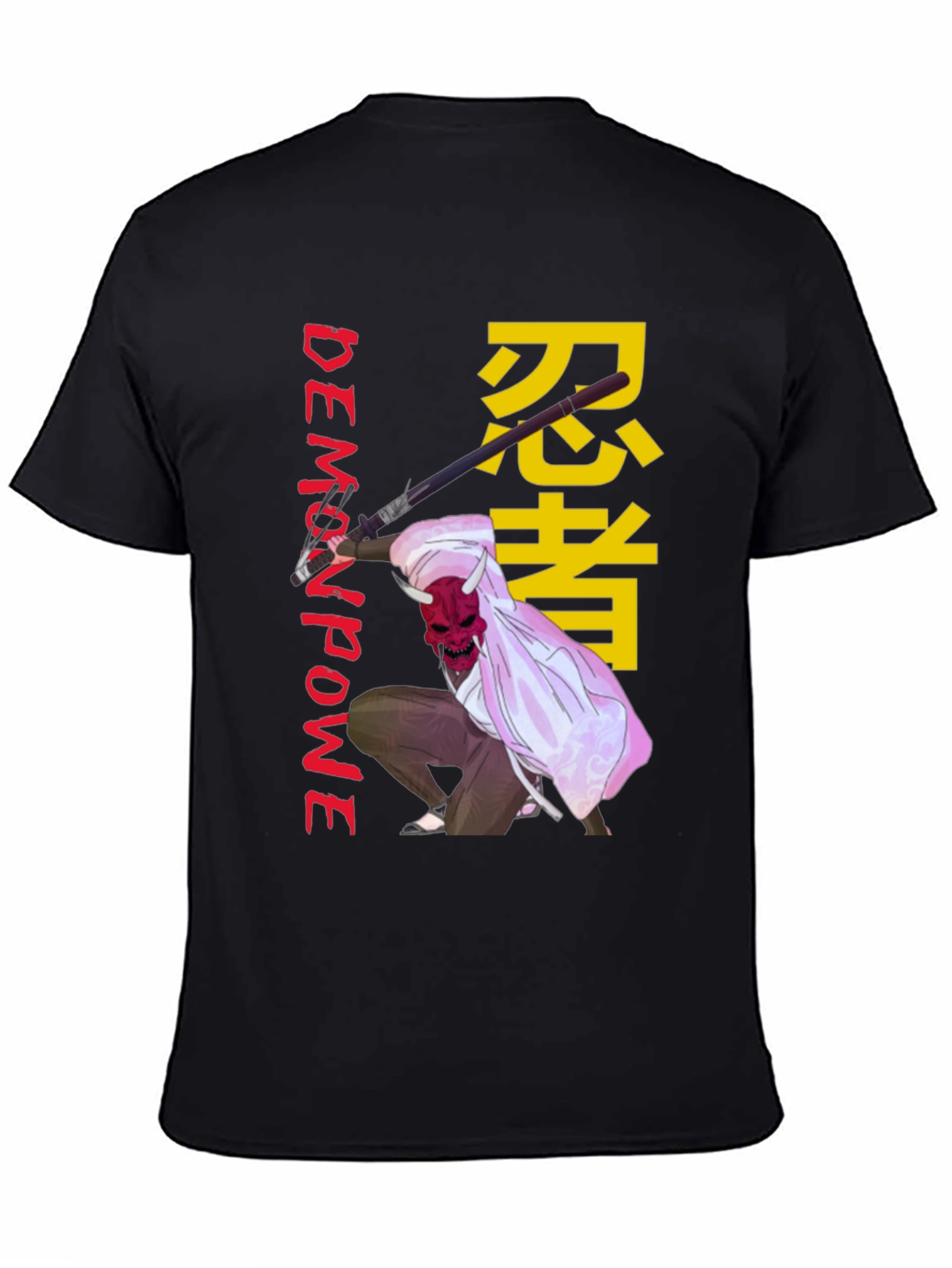 Demon Power Ninja Graphic T-Shirt
