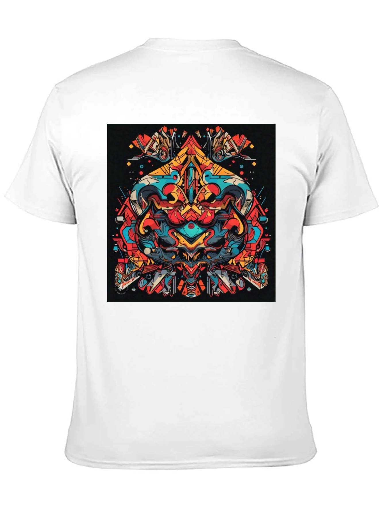 Abstract Graphic Tee - Bold Artistic Design