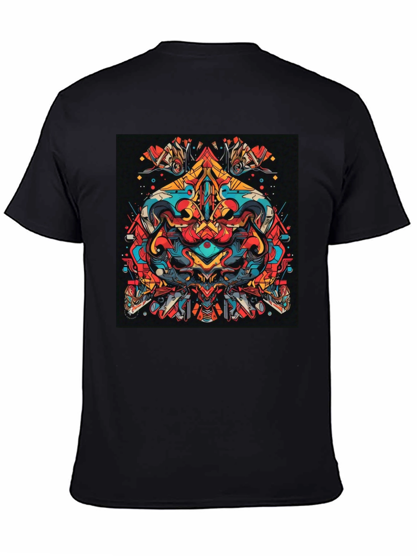 Abstract Graphic Tee - Bold Artistic Design