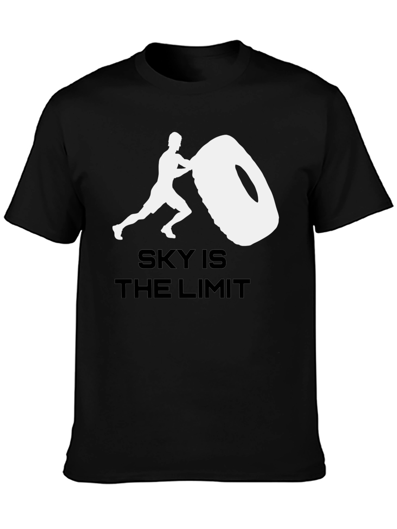 Sky is the Limit Graphic Tee - Black