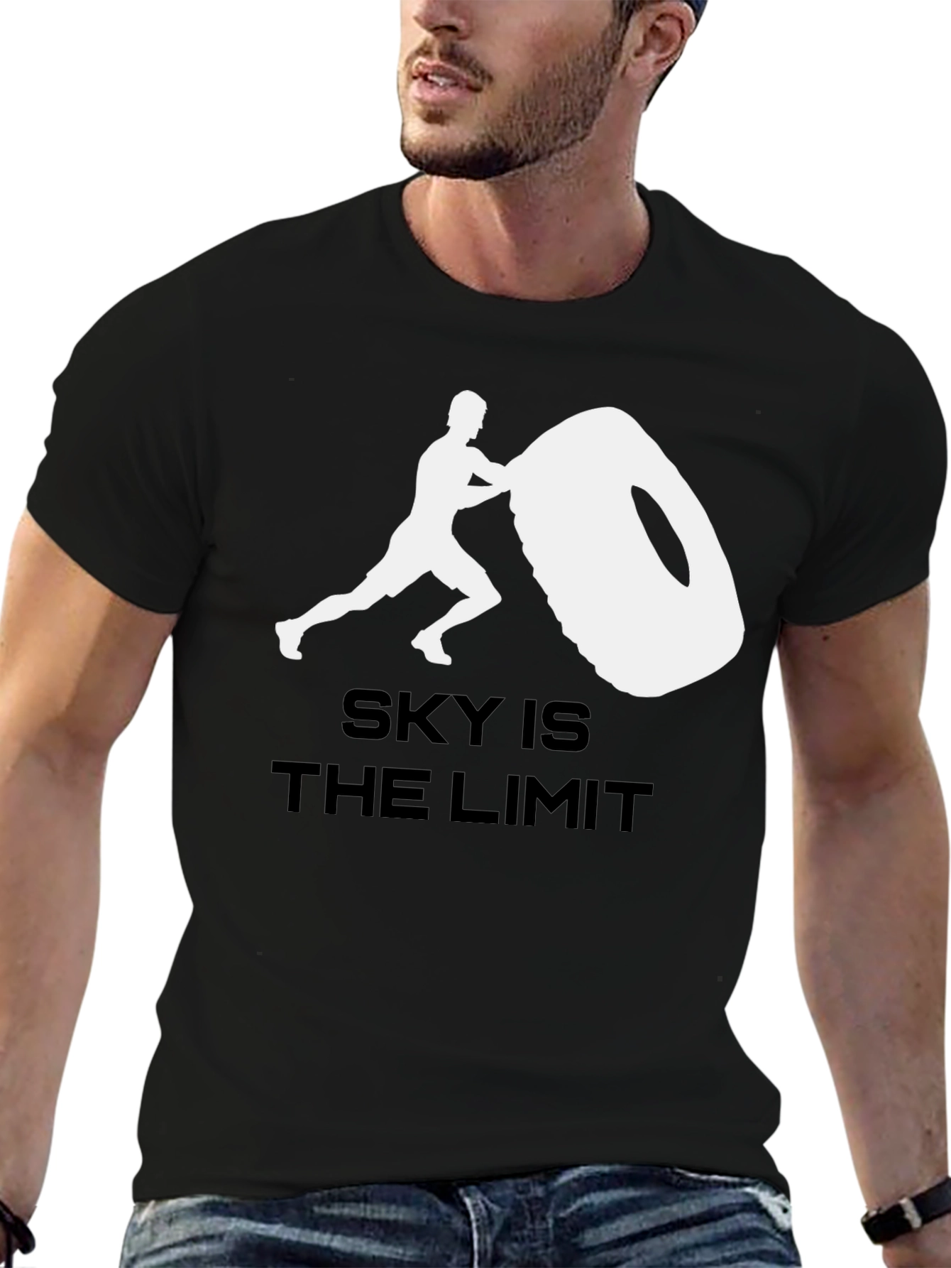 Sky is the Limit Graphic Tee - Black