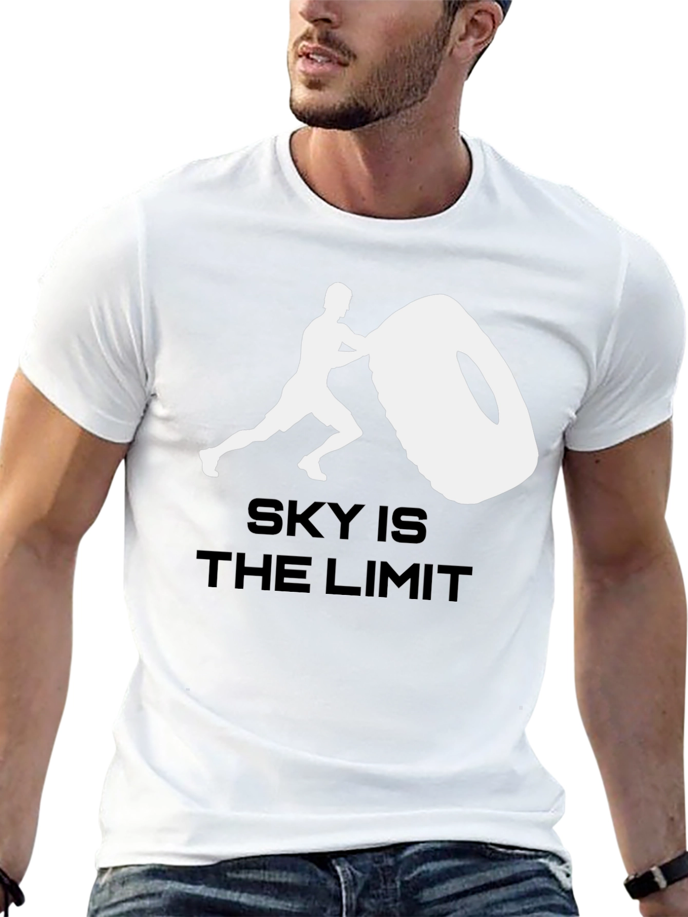 Sky is the Limit Graphic Tee - Black