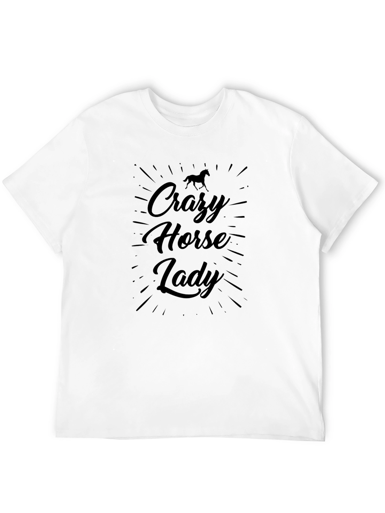 Crazy Horse Lady Graphic T-Shirt