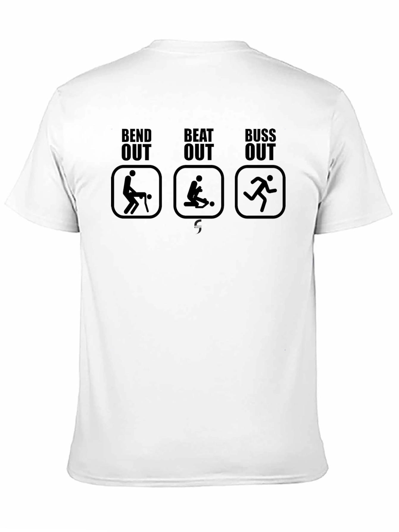 Bend Beat Buss Out Black Humor Tee