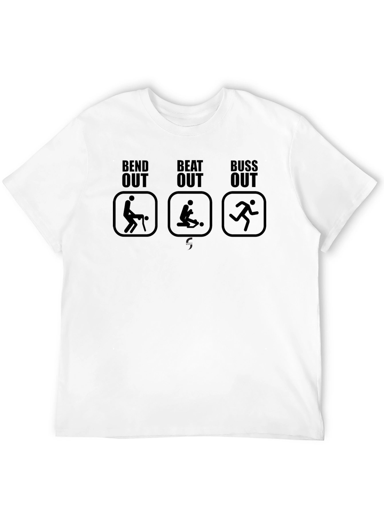 Bend Beat Buss Out Black Humor Tee