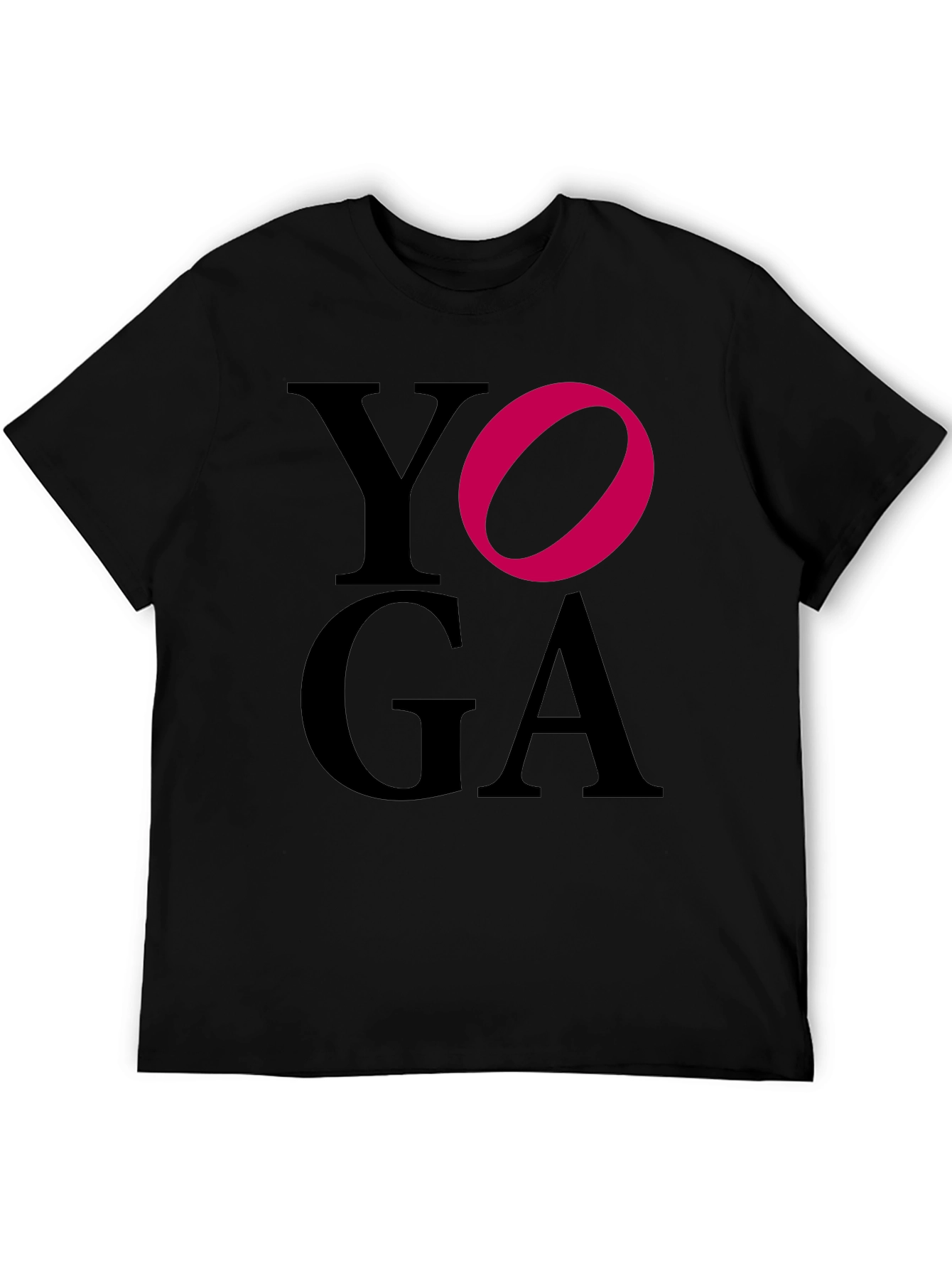 Yoga Graphic Tee - Mens Black T-Shirt