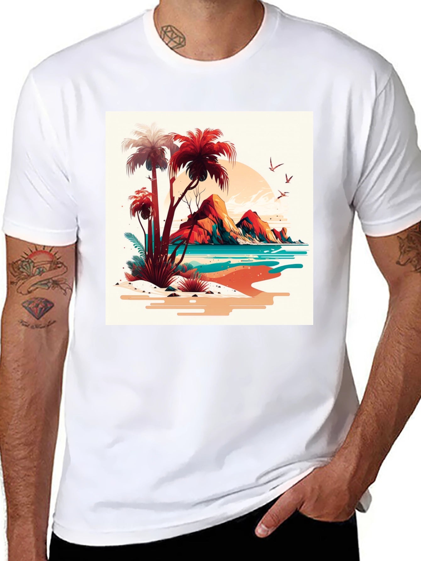 Tropical Beach T-Shirt